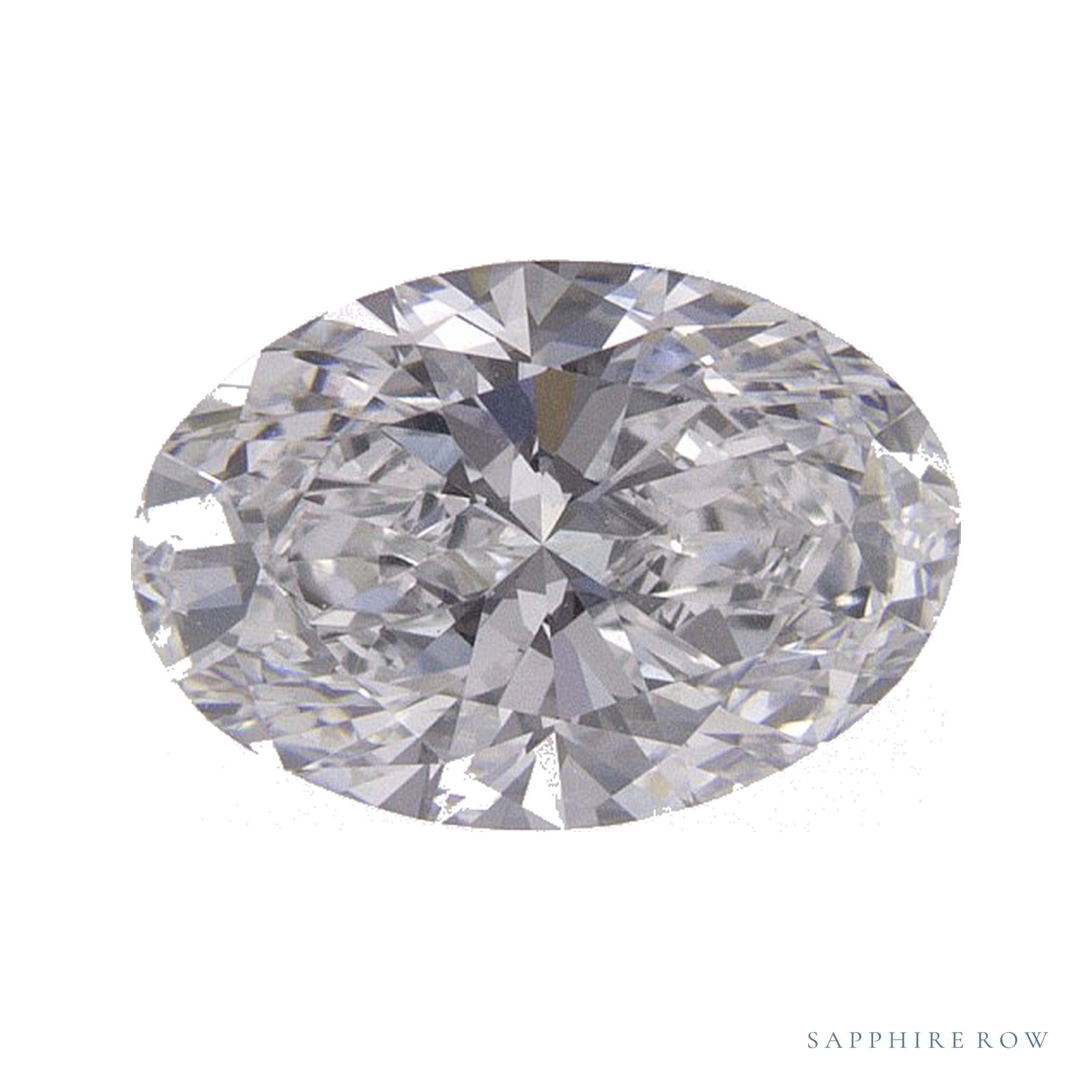 1.07 ct lab-grown diamond, oval cut | Sapphire Row · cut4