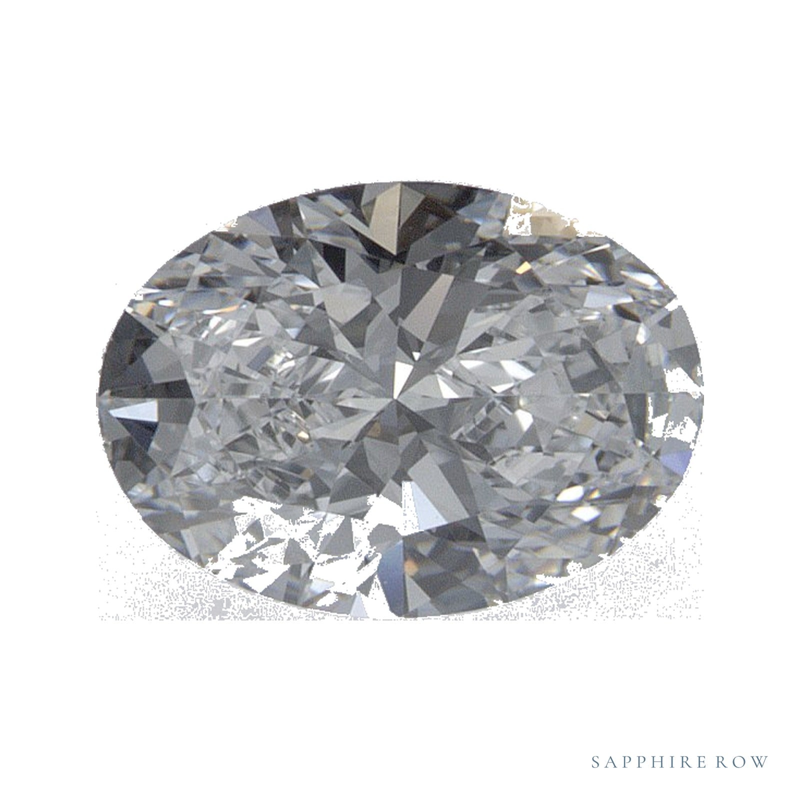 1.07 ct lab-grown diamond, oval cut | Sapphire Row · cut4