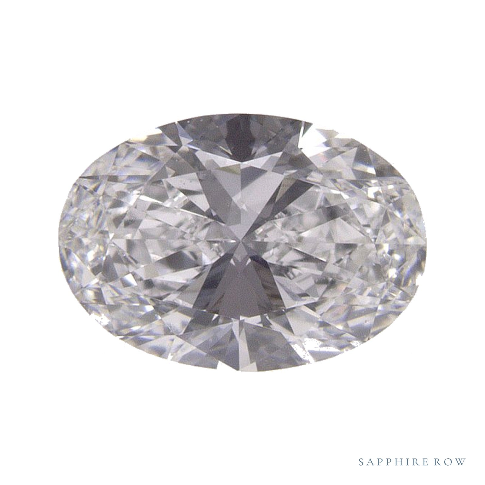 1.07 ct lab-grown diamond, oval cut | Sapphire Row · cut4