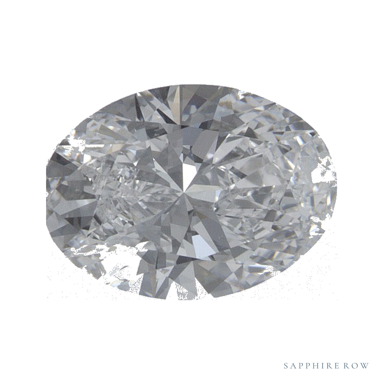 1.07 ct lab-grown diamond, oval cut | Sapphire Row · cut4