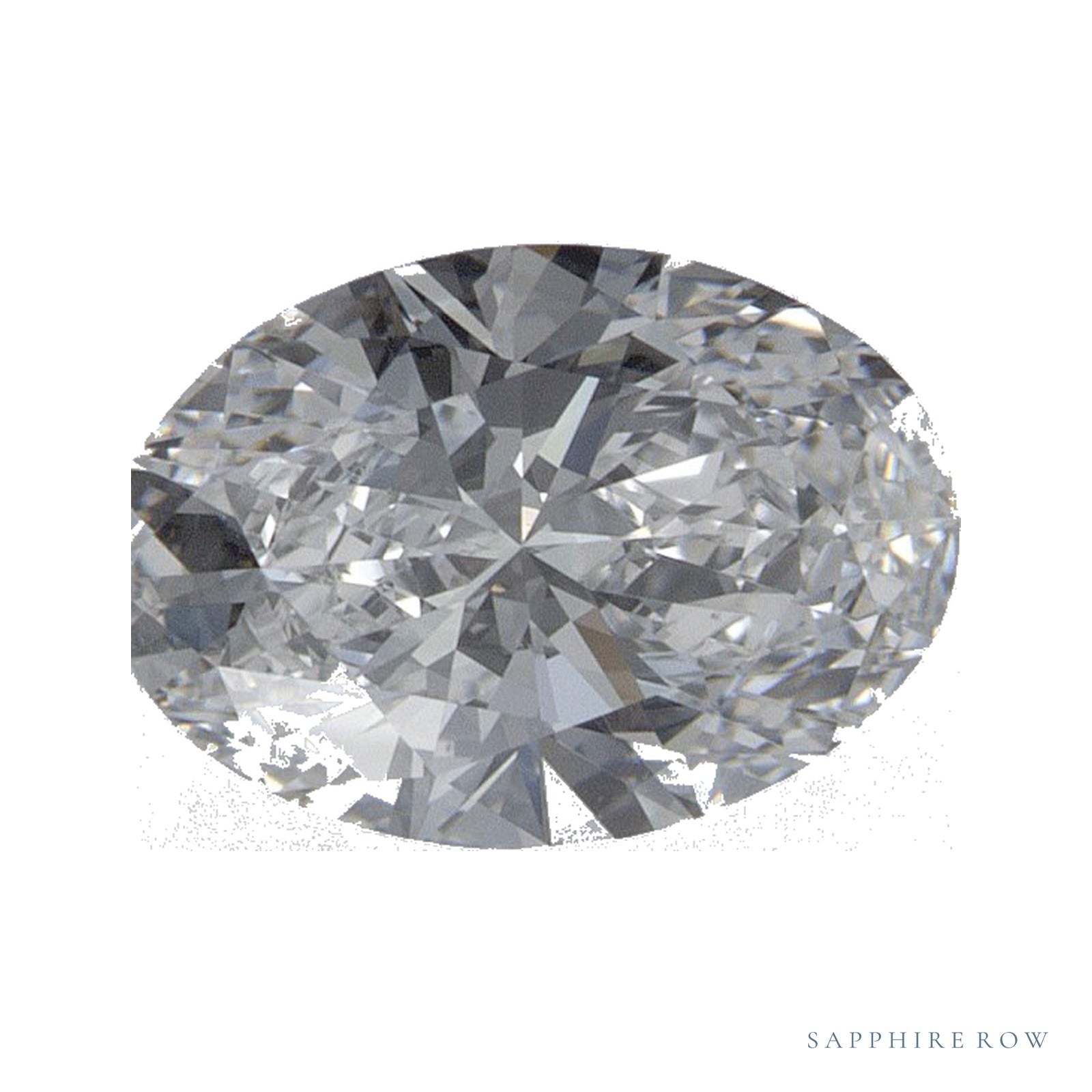 1.07 ct lab-grown diamond, oval cut | Sapphire Row · cut4