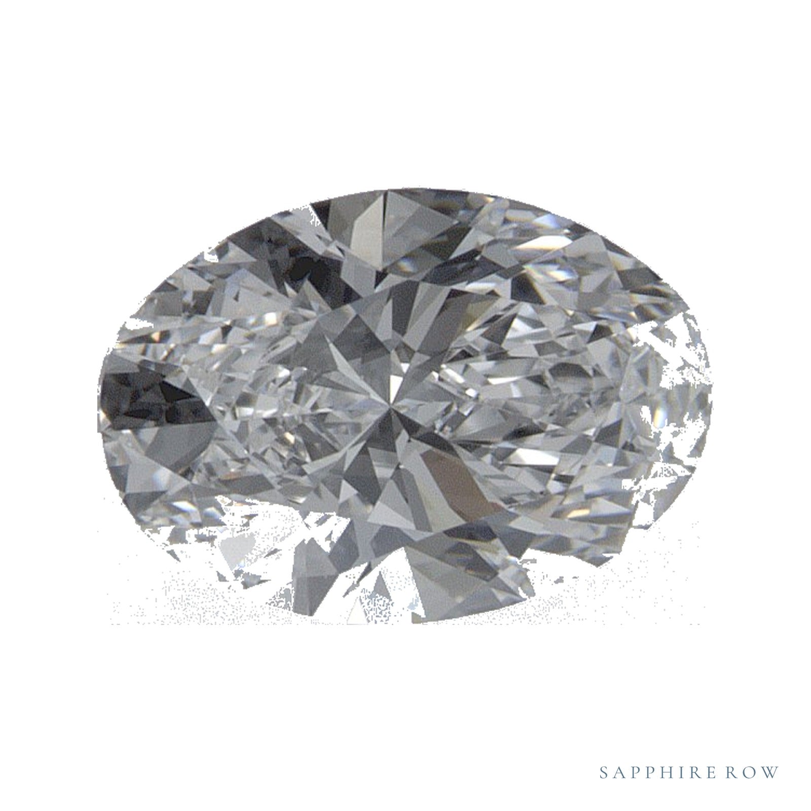 1.07 ct lab-grown diamond, oval cut | Sapphire Row · cut4