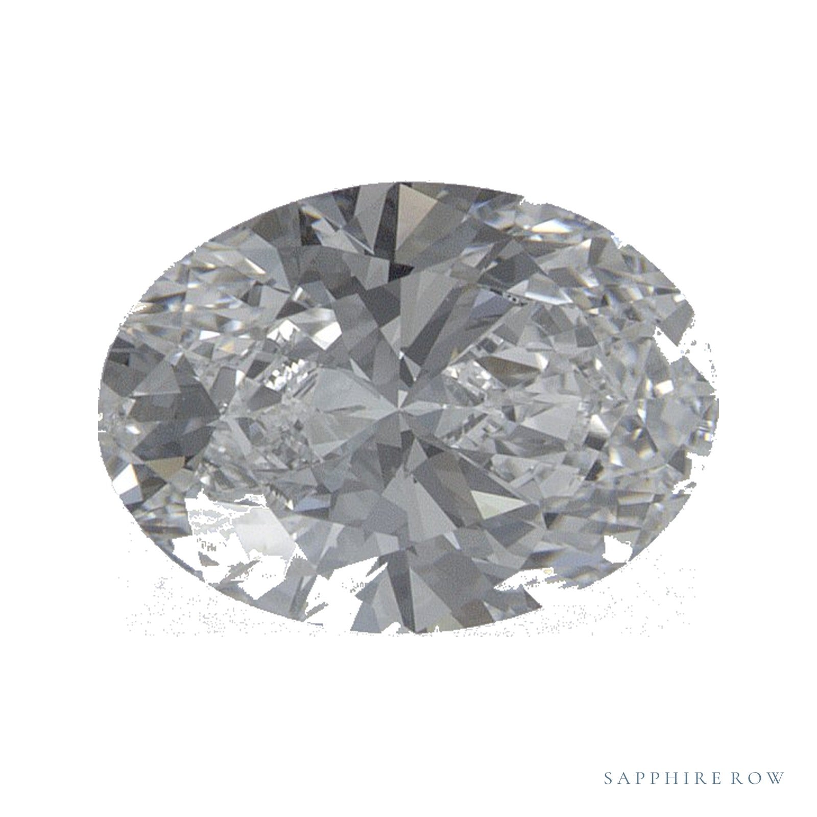 1.07 ct lab-grown diamond, oval cut | Sapphire Row · cut4