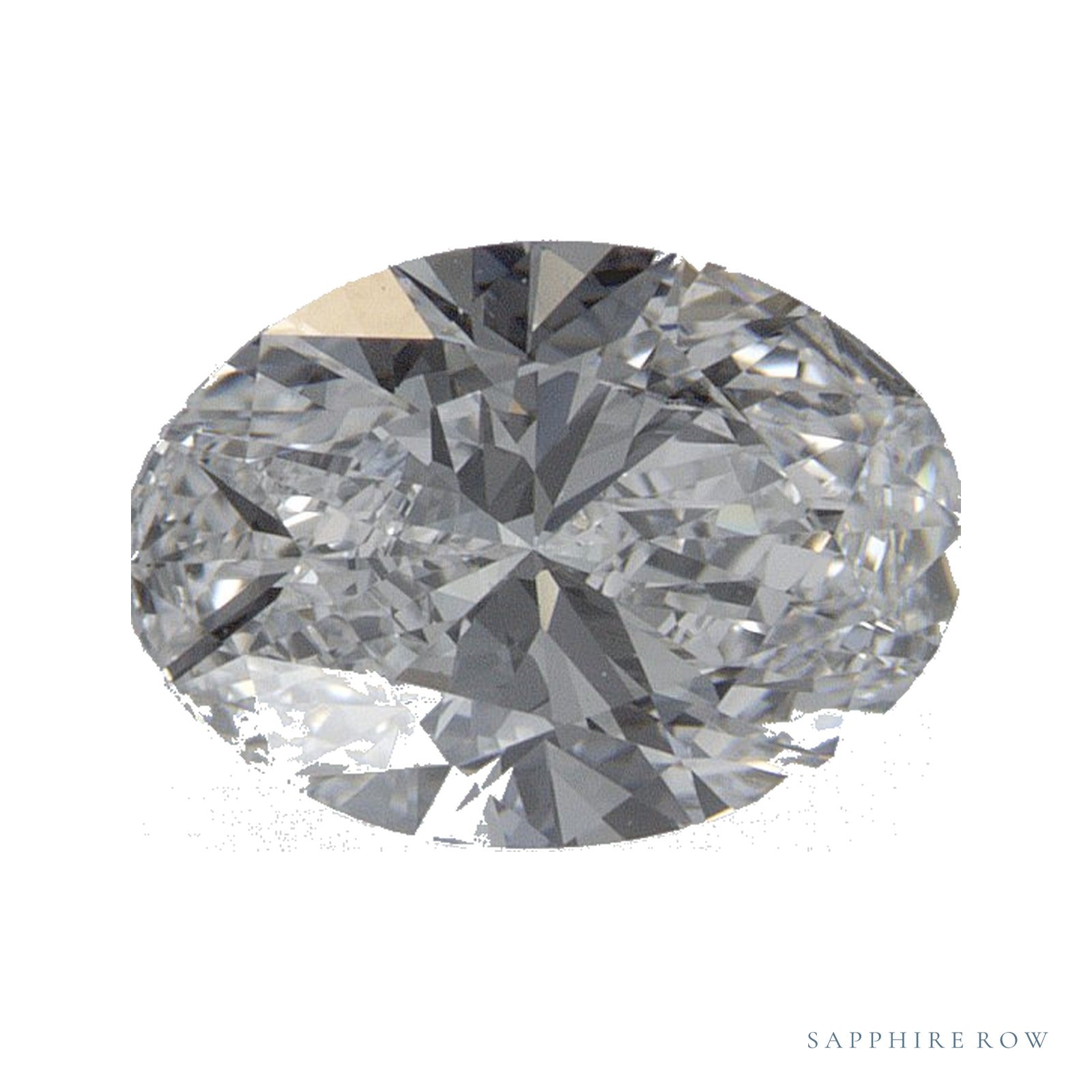 1.07 ct lab-grown diamond, oval cut | Sapphire Row · cut4