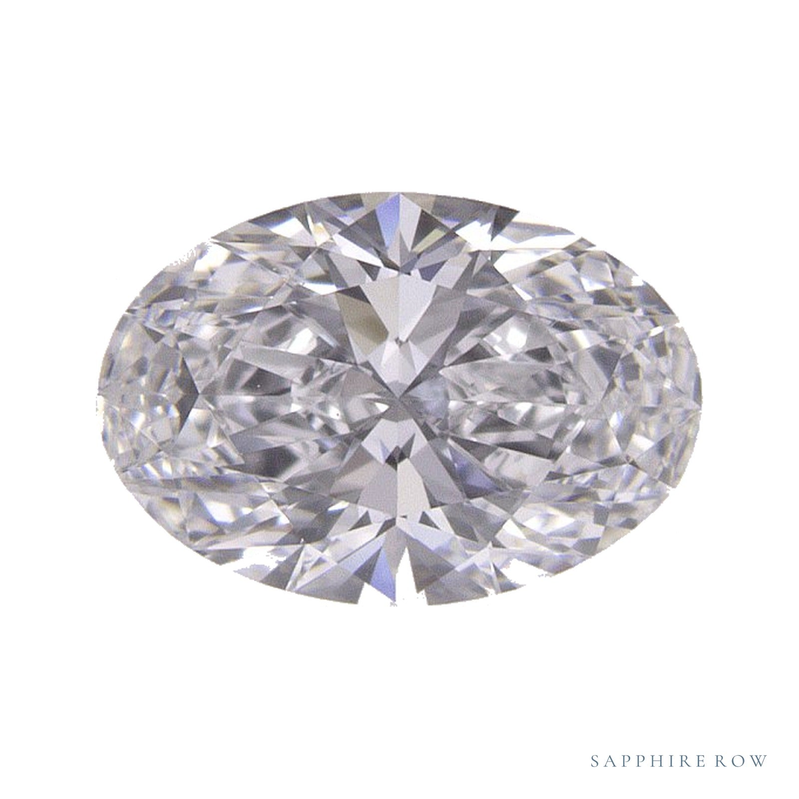 1.07 ct lab-grown diamond, oval cut | Sapphire Row · cut4