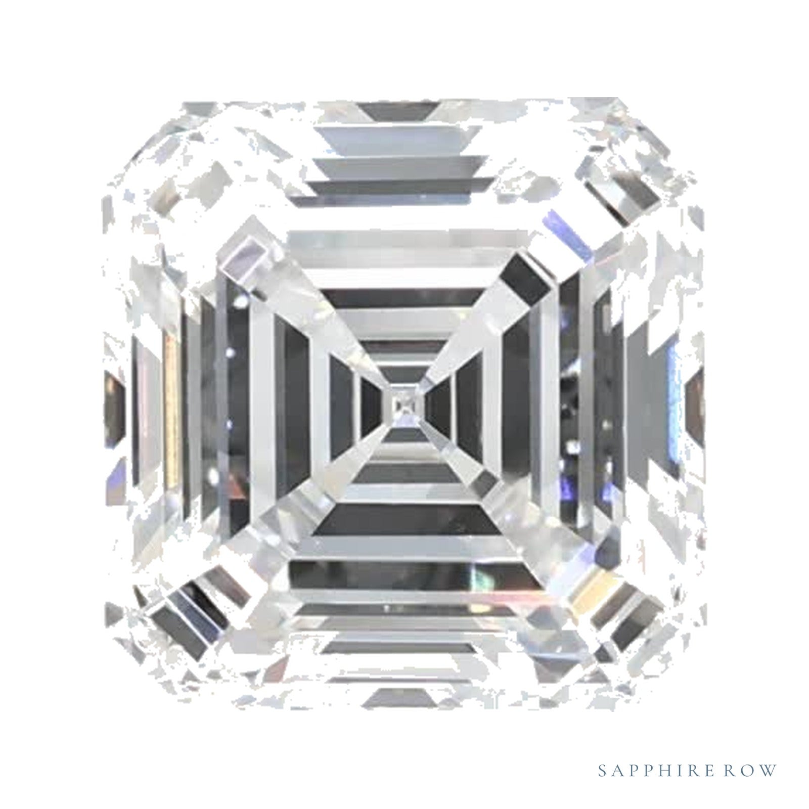 1.07 ct lab-grown diamond, asscher cut | Sapphire Row · cut4