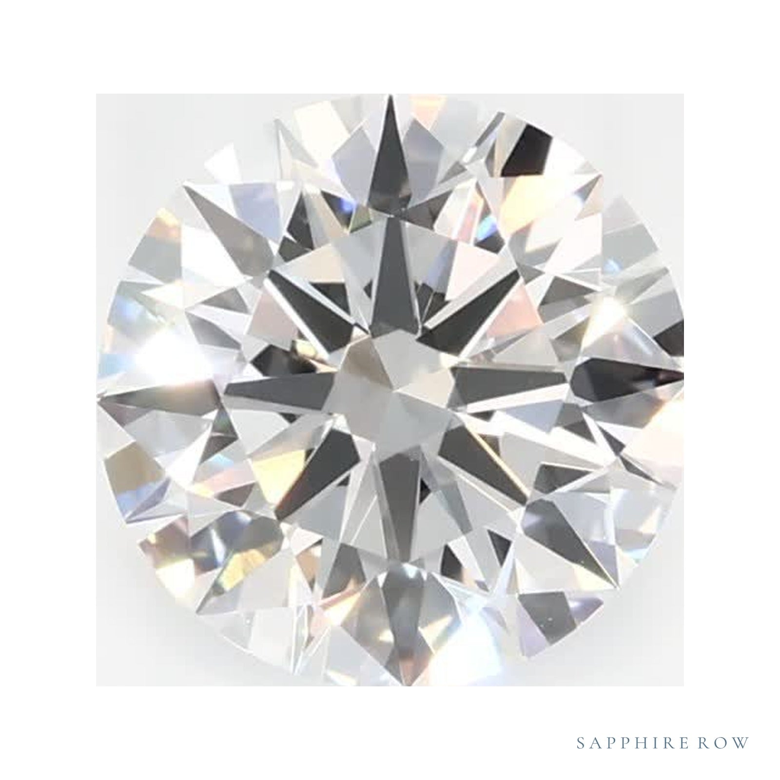 1.07 ct lab-grown diamond, round cut | Sapphire Row · cut4