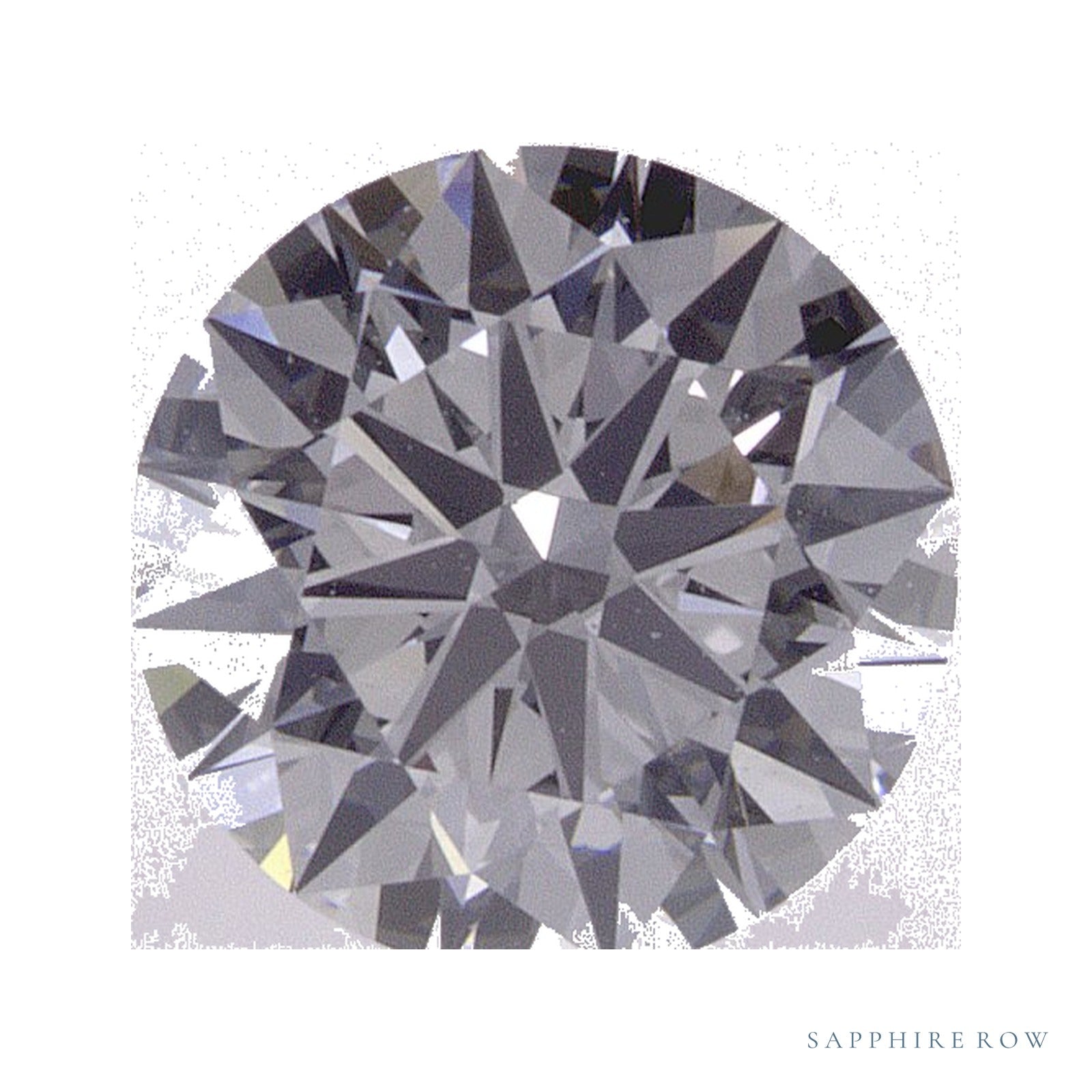 1.07 ct lab-grown diamond, round cut | Sapphire Row · cut4