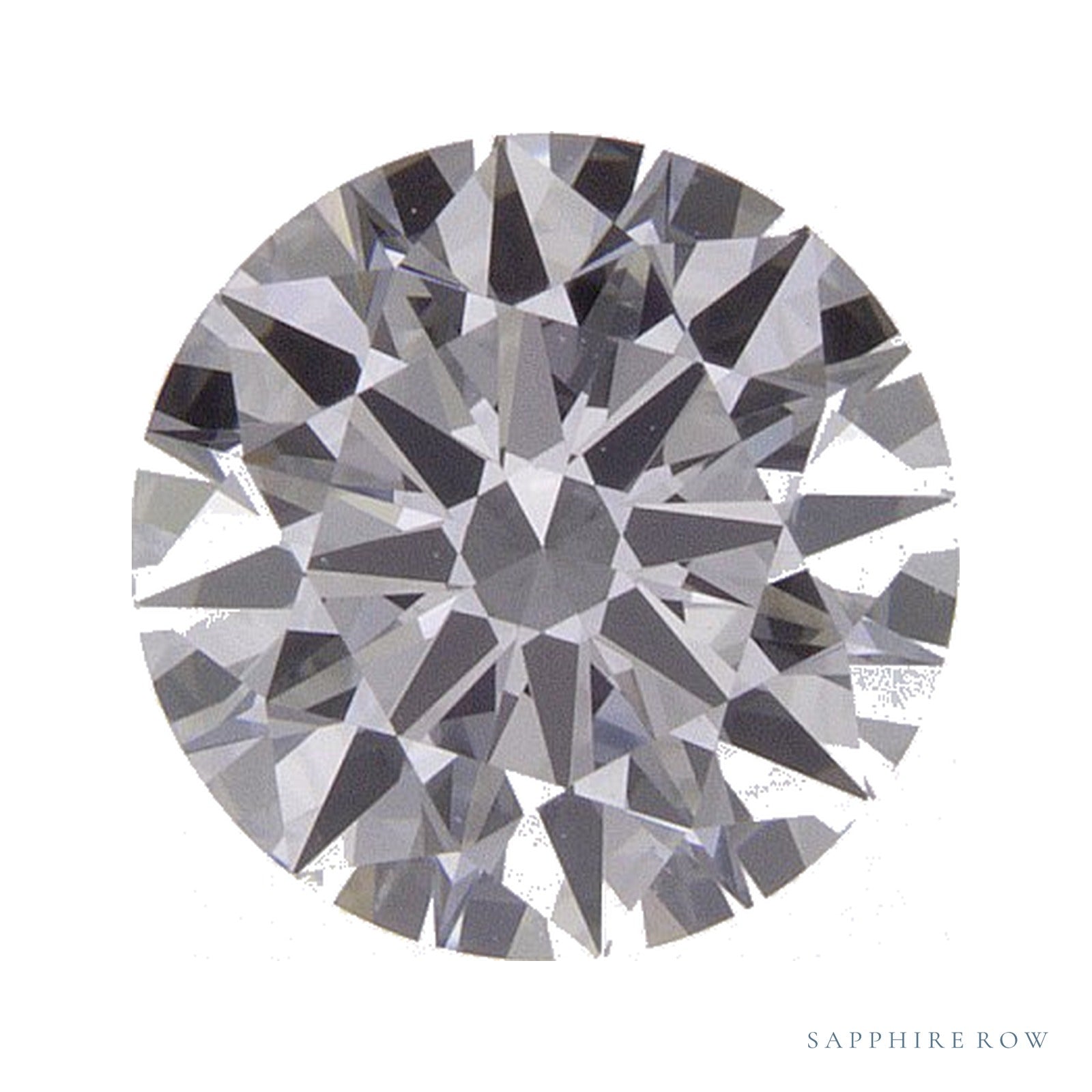 1.07 ct lab-grown diamond, round cut | Sapphire Row · cut4
