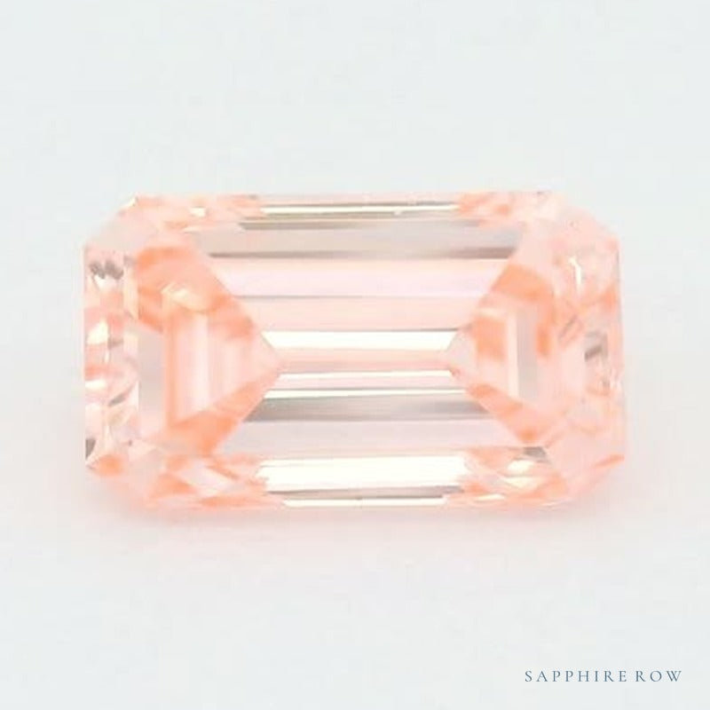 1.06 ct lab-grown fancy intense pink diamond, emerald cut | Sapphire Row · cut6