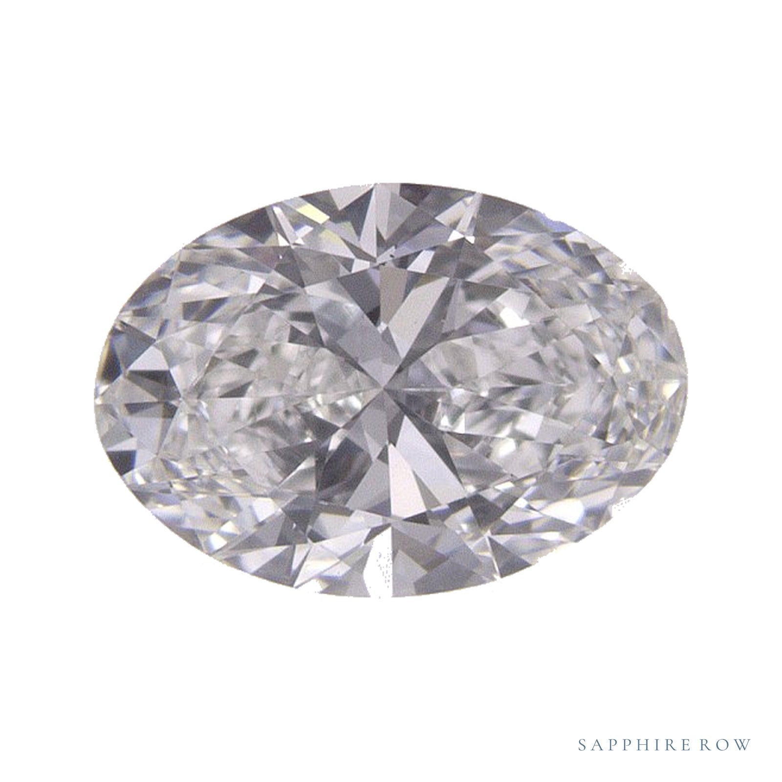 1.06 ct lab-grown diamond, oval cut | Sapphire Row · cut4