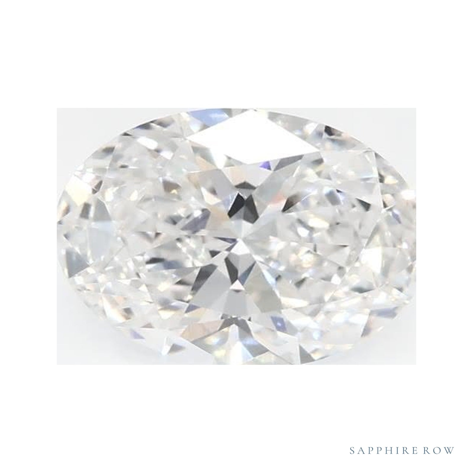 1.06 ct lab-grown diamond, oval cut | Sapphire Row · cut4