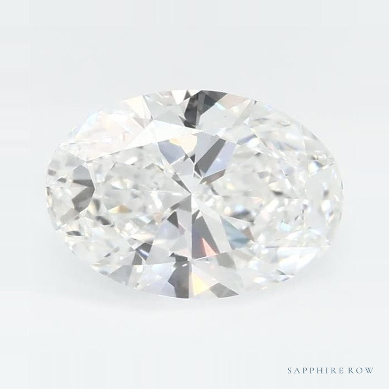 1.06 ct lab-grown diamond, oval cut | Sapphire Row · cut7