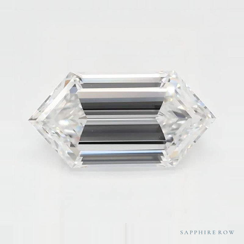 1.06 ct lab-grown diamond, elongated hexagon cut | Sapphire Row · cut7