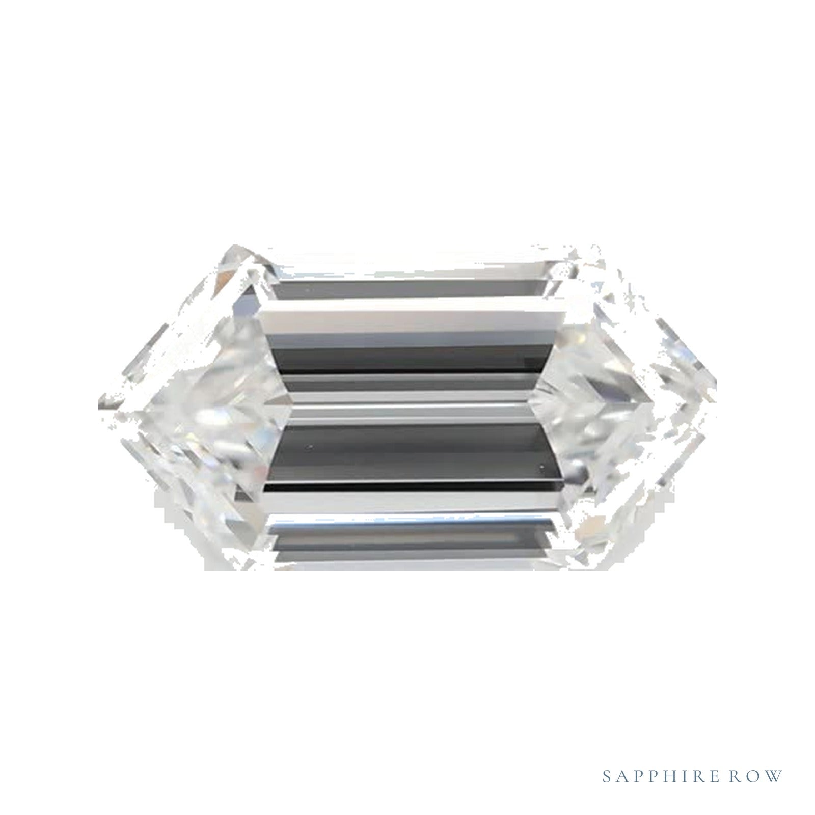 1.06 ct lab-grown diamond, elongated hexagon cut | Sapphire Row · cut4