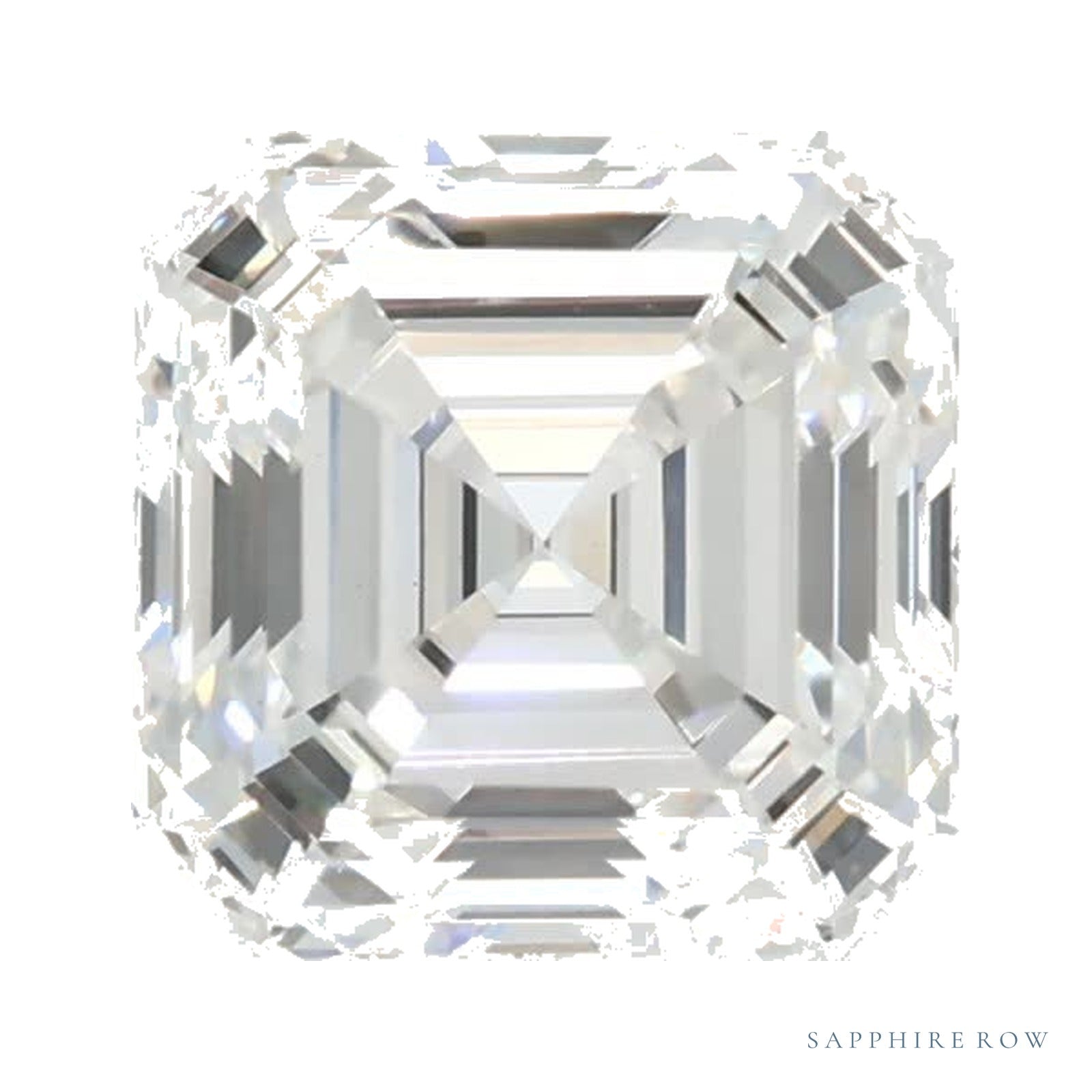 1.06 ct lab-grown diamond, asscher cut | Sapphire Row · cut4