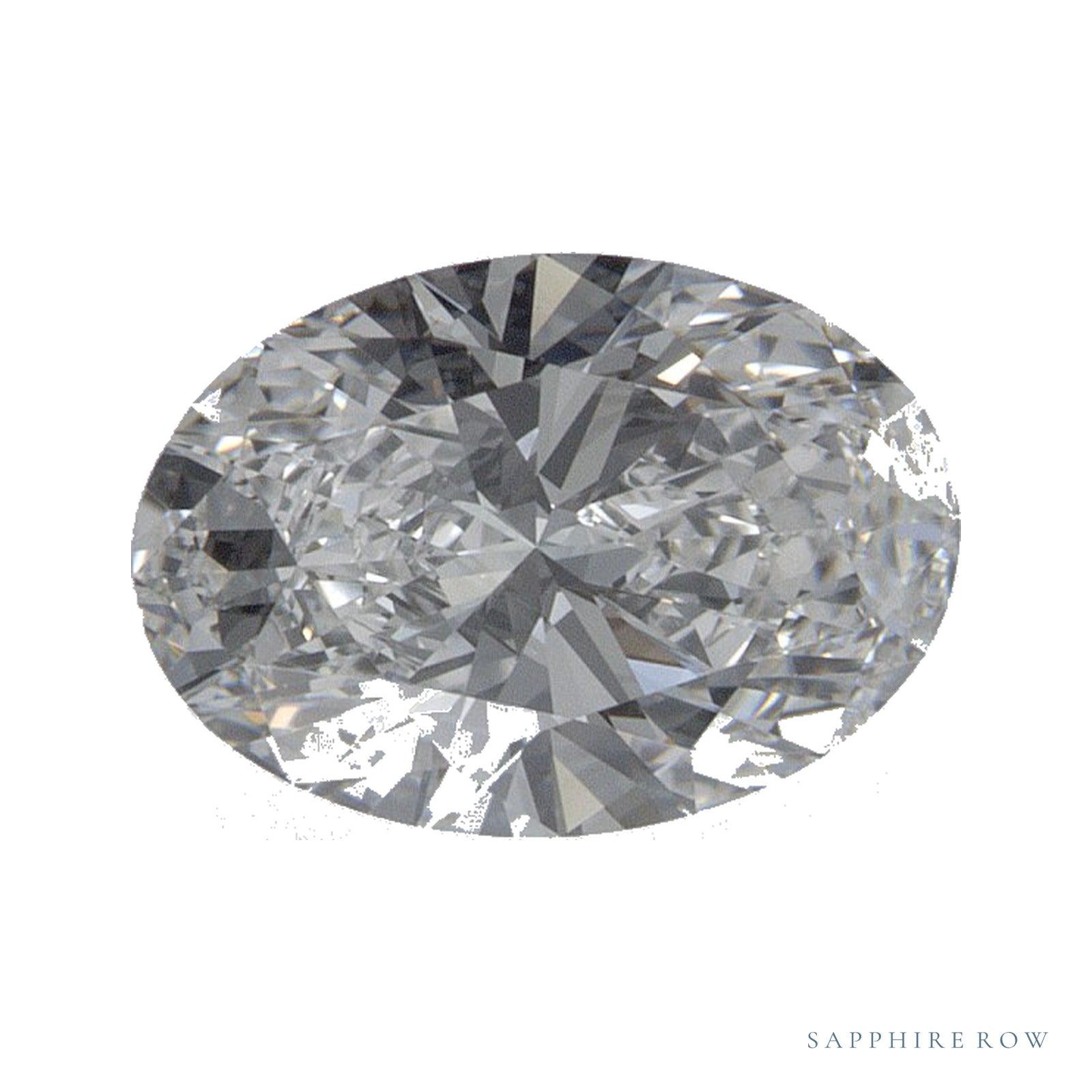 1.06 ct lab-grown diamond, oval cut | Sapphire Row · cut4