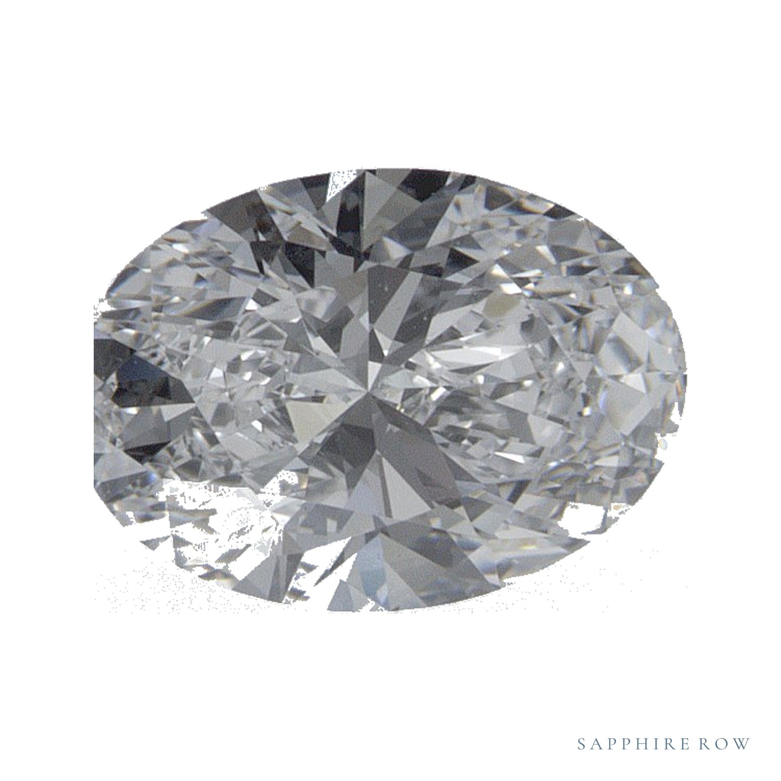 1.06 ct lab-grown diamond, oval cut | Sapphire Row · cut4