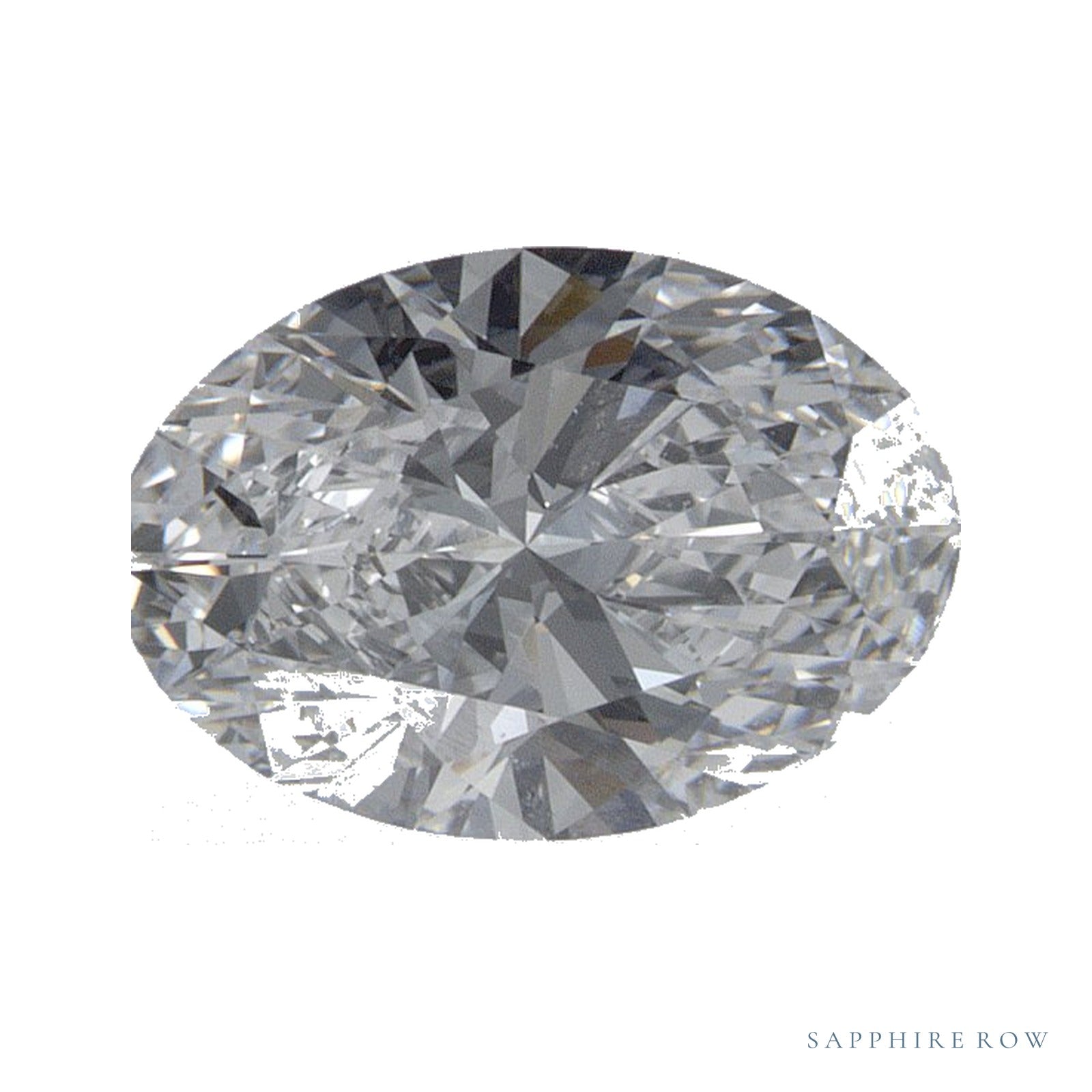 1.06 ct lab-grown diamond, oval cut | Sapphire Row · cut4