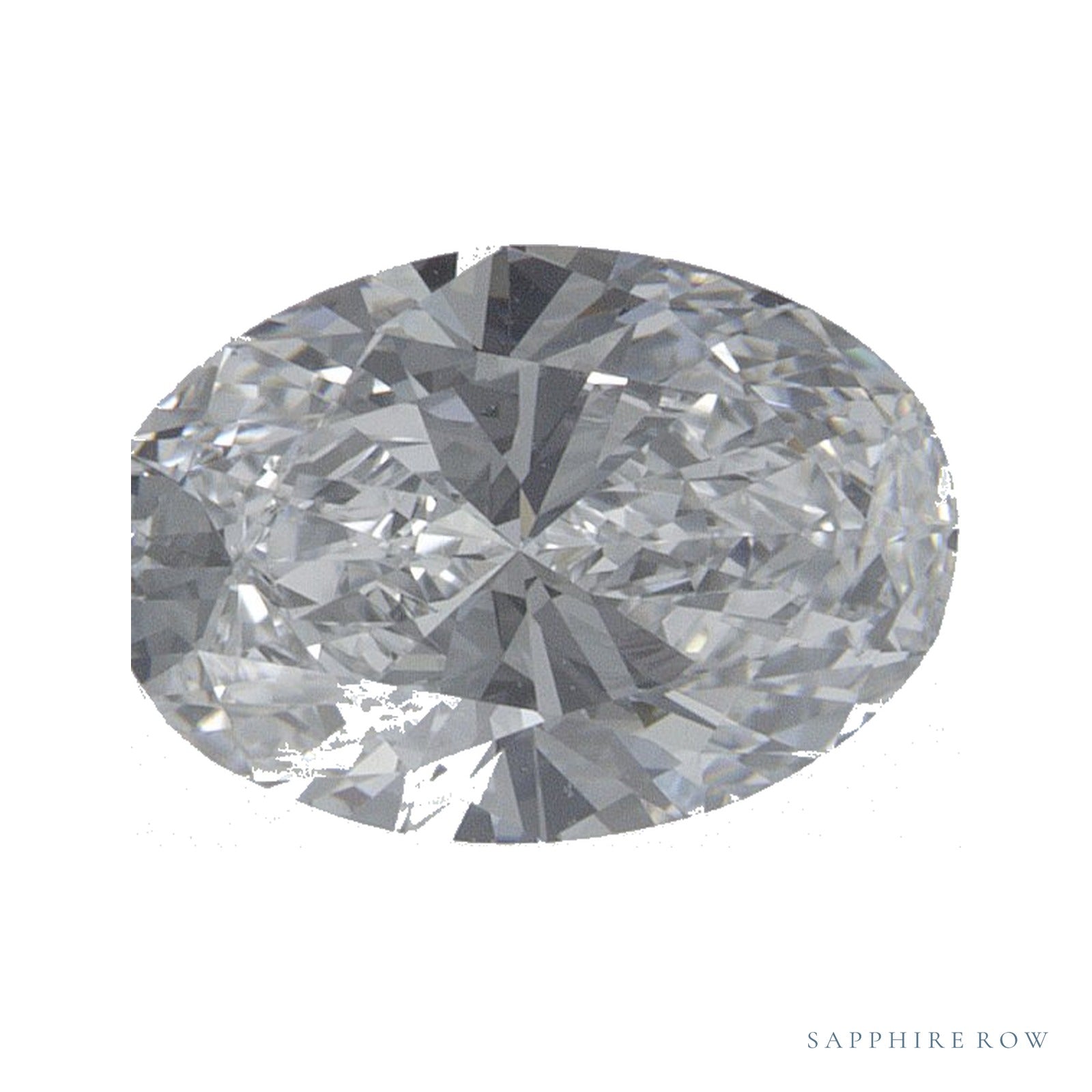 1.06 ct lab-grown diamond, oval cut | Sapphire Row · cut4