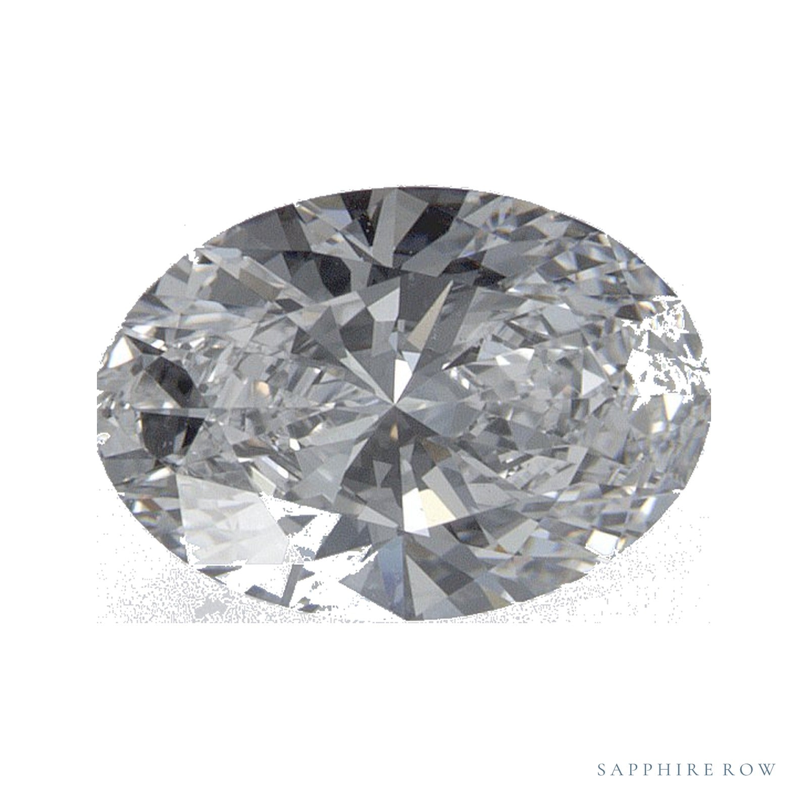 1.06 ct lab-grown diamond, oval cut | Sapphire Row · cut4