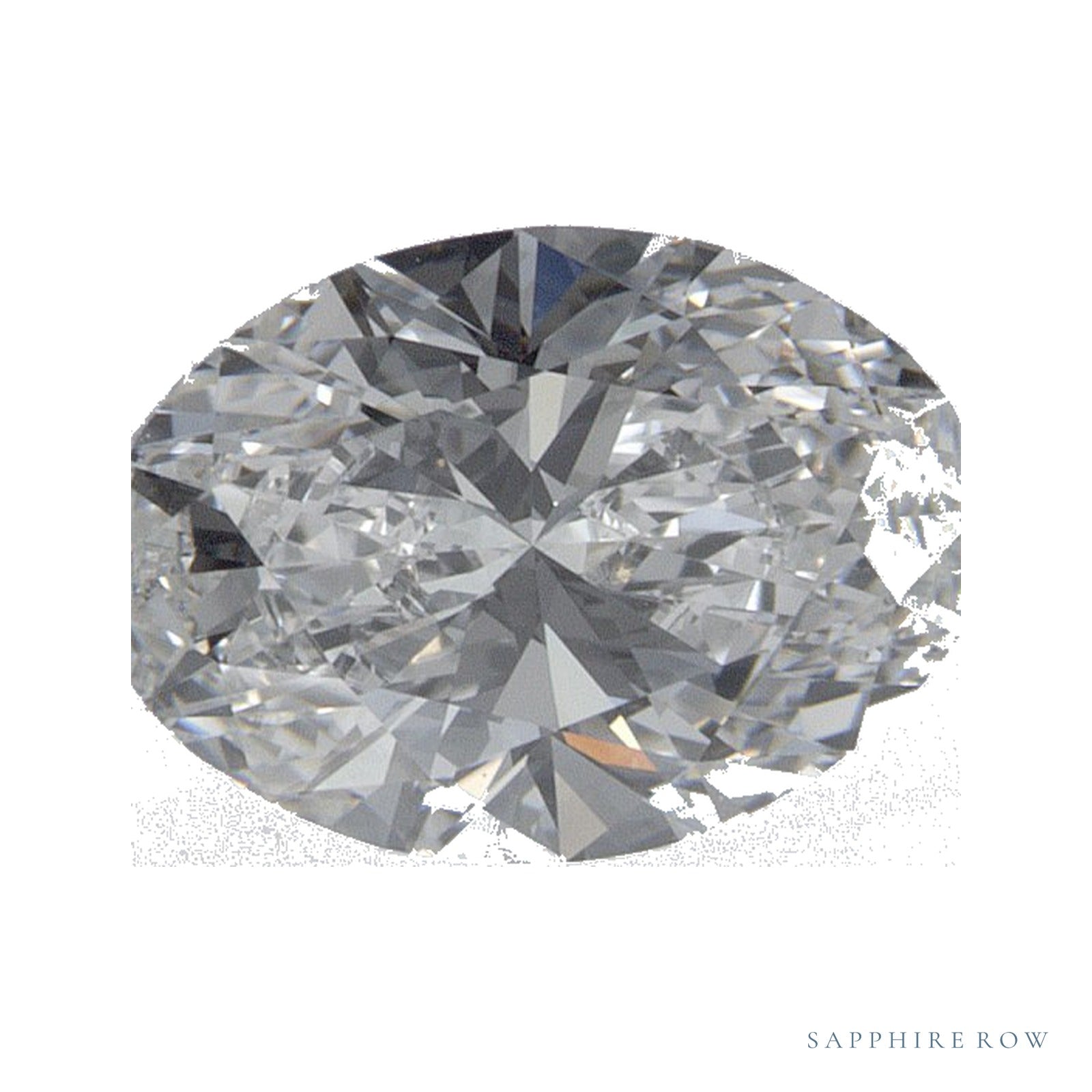 1.06 ct lab-grown diamond, oval cut | Sapphire Row · cut4