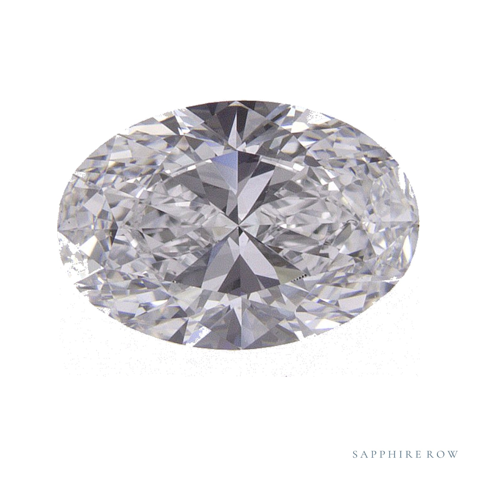 1.06 ct lab-grown diamond, oval cut | Sapphire Row · cut4