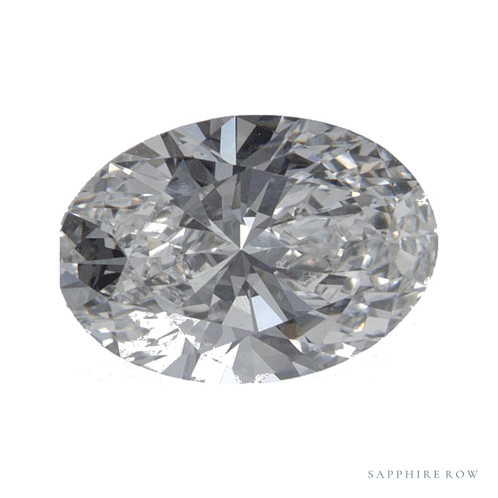 1.06 ct lab-grown diamond, oval cut | Sapphire Row · cut4