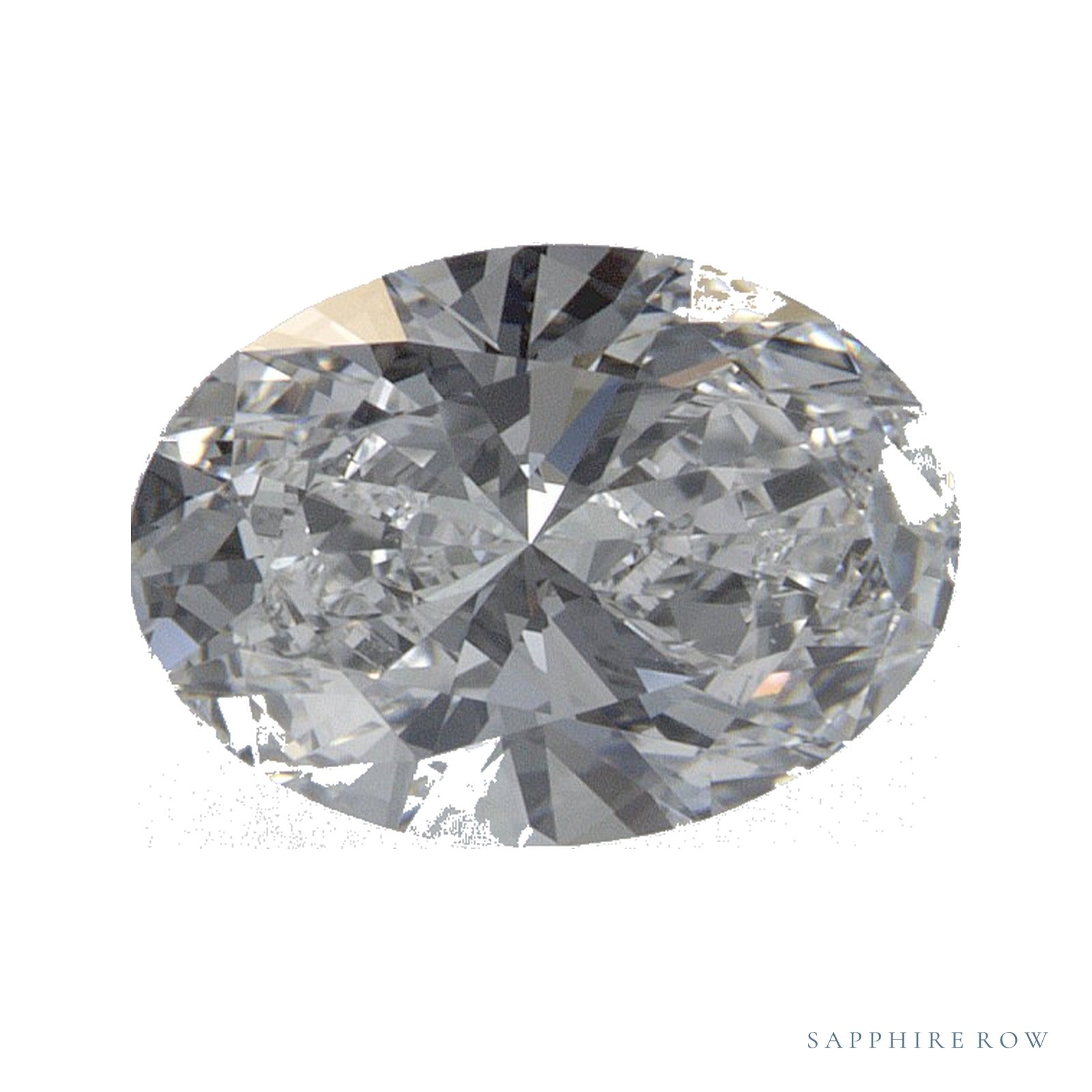 1.06 ct lab-grown diamond, oval cut | Sapphire Row · cut4