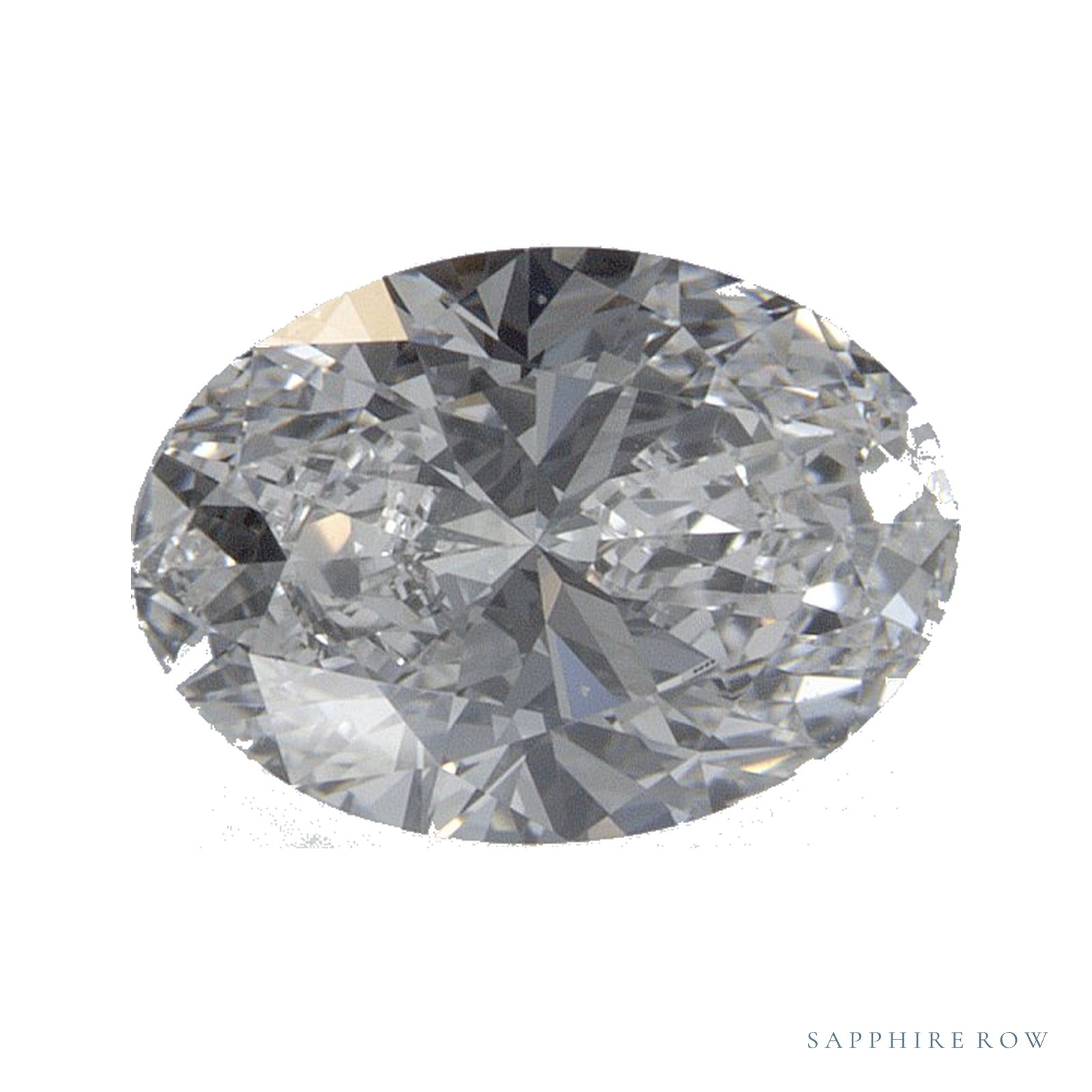 1.06 ct lab-grown diamond, oval cut | Sapphire Row · cut4