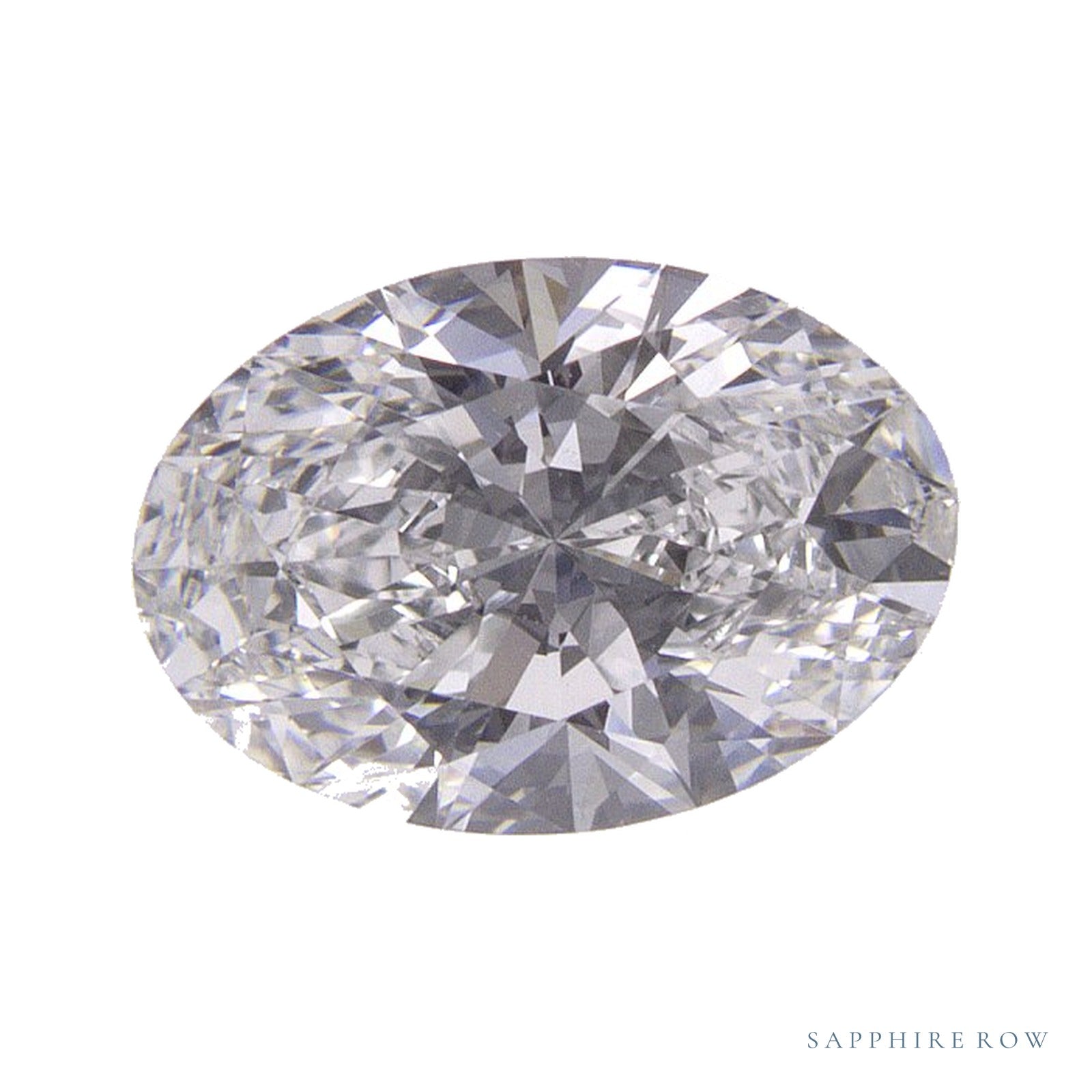 1.06 ct lab-grown diamond, oval cut | Sapphire Row · cut4