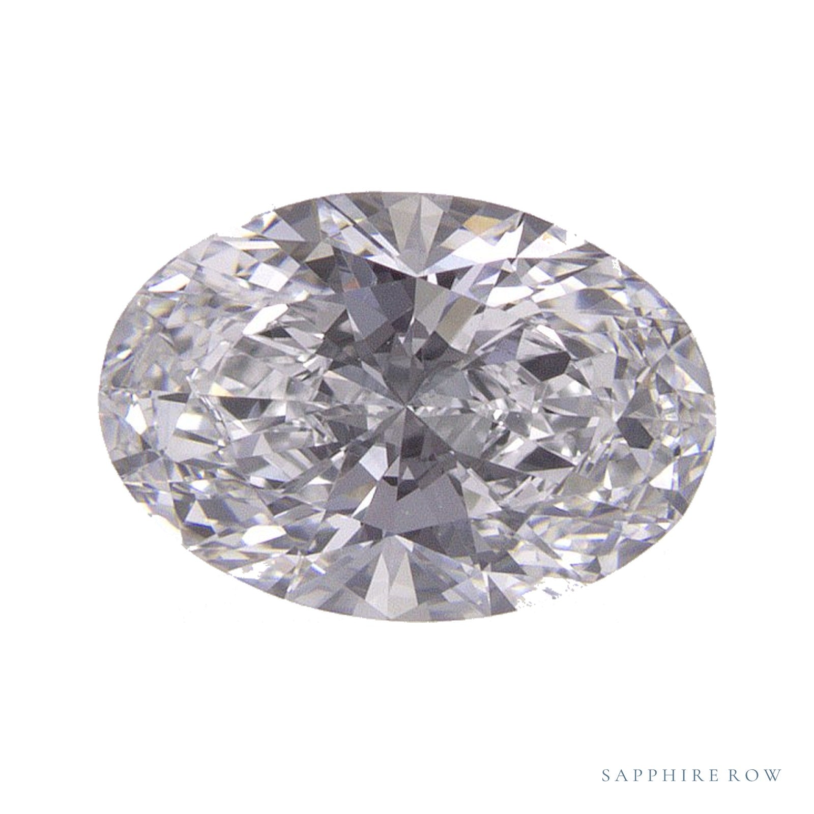 1.06 ct lab-grown diamond, oval cut | Sapphire Row · cut4