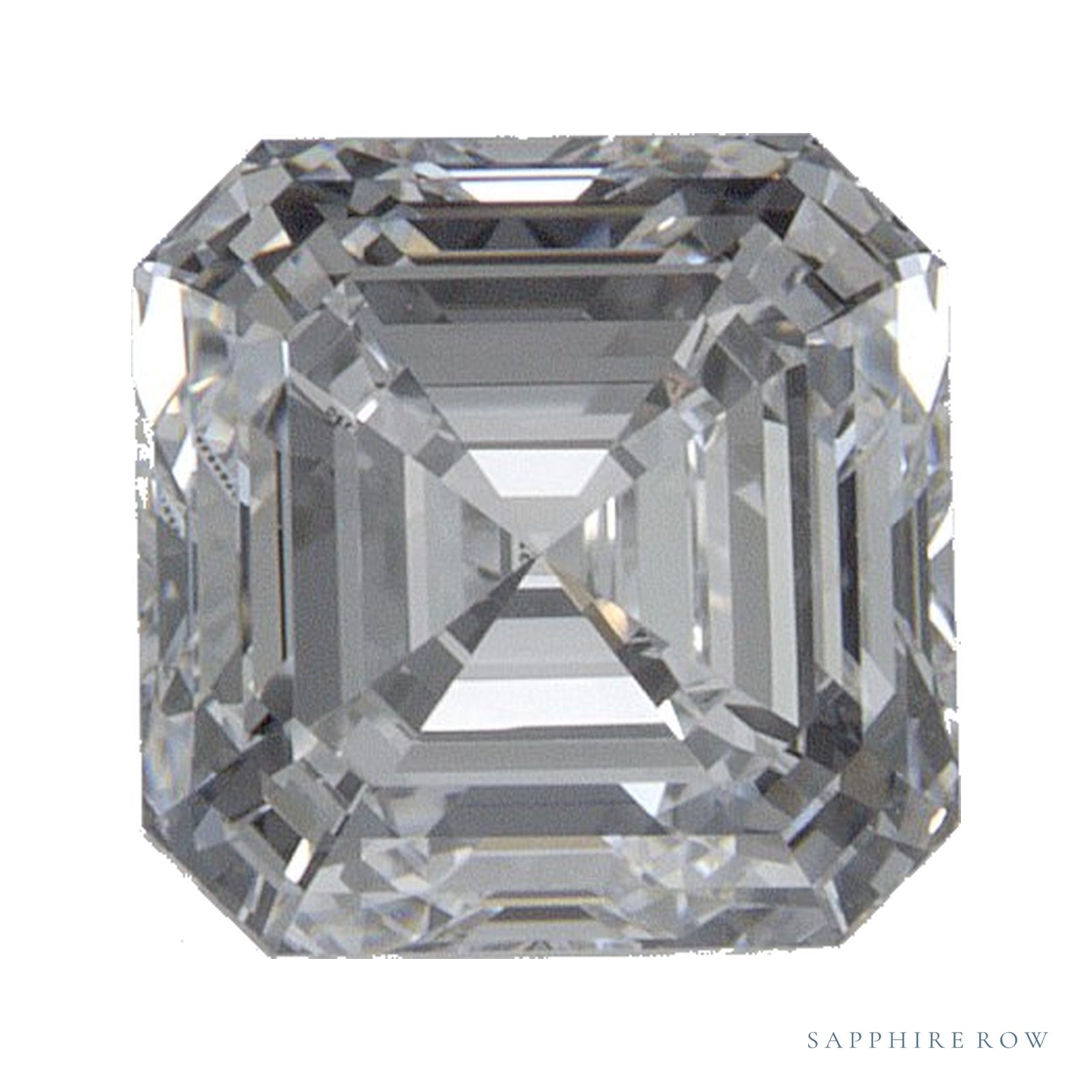 1.06 ct lab-grown diamond, asscher cut | Sapphire Row · cut4