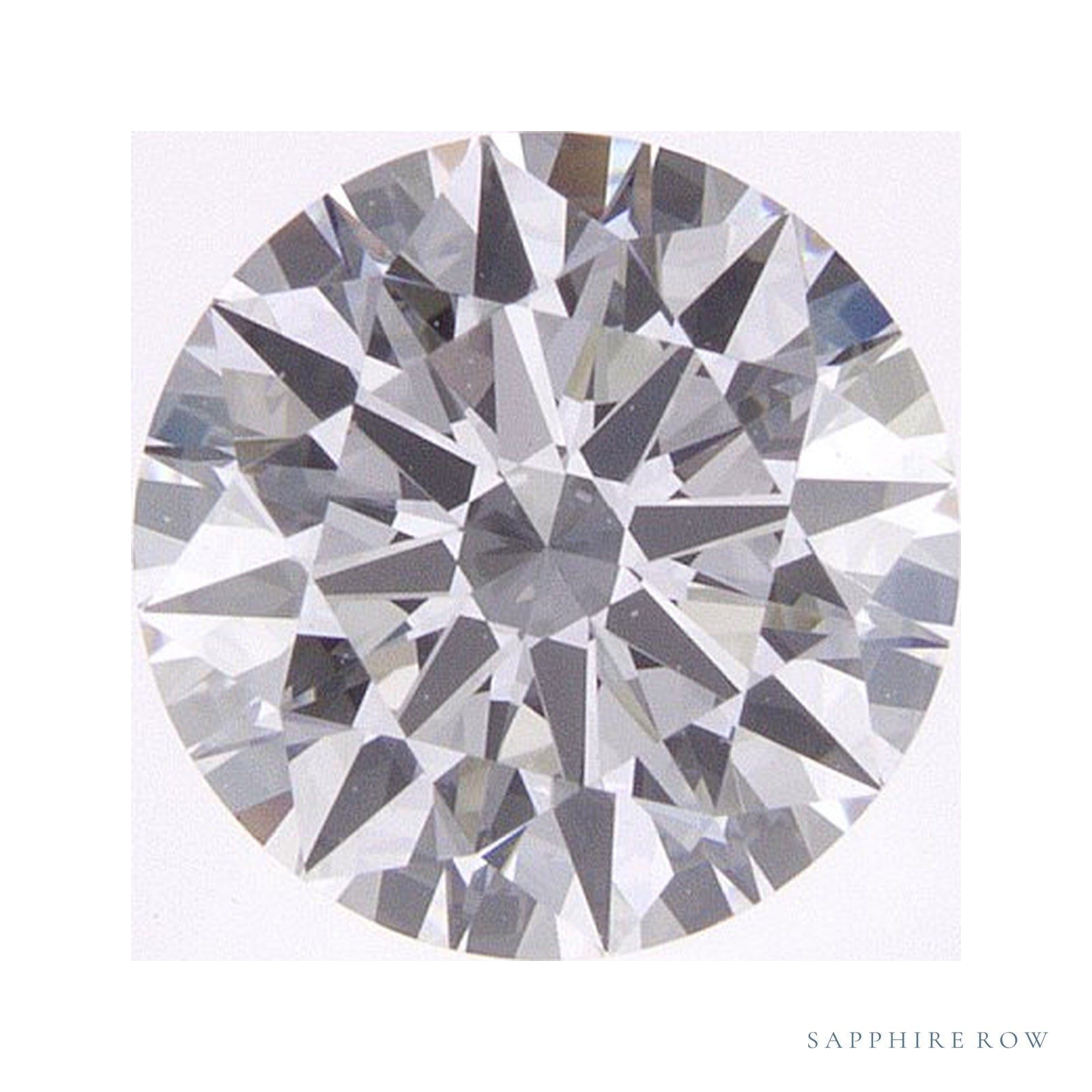 1.06 ct lab-grown diamond, round cut | Sapphire Row · cut4