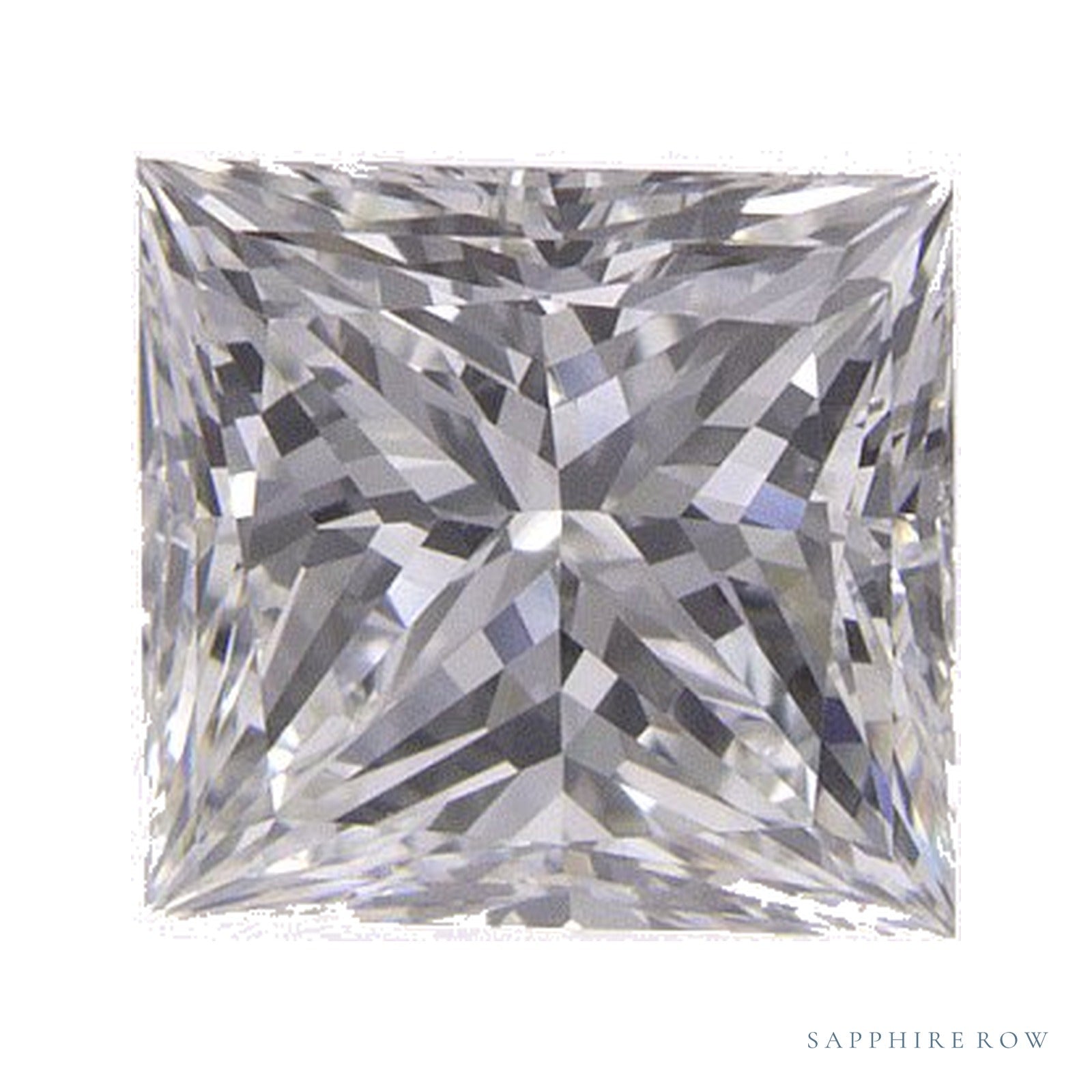 1.05 ct natural diamond, square cut | Sapphire Row · cut4