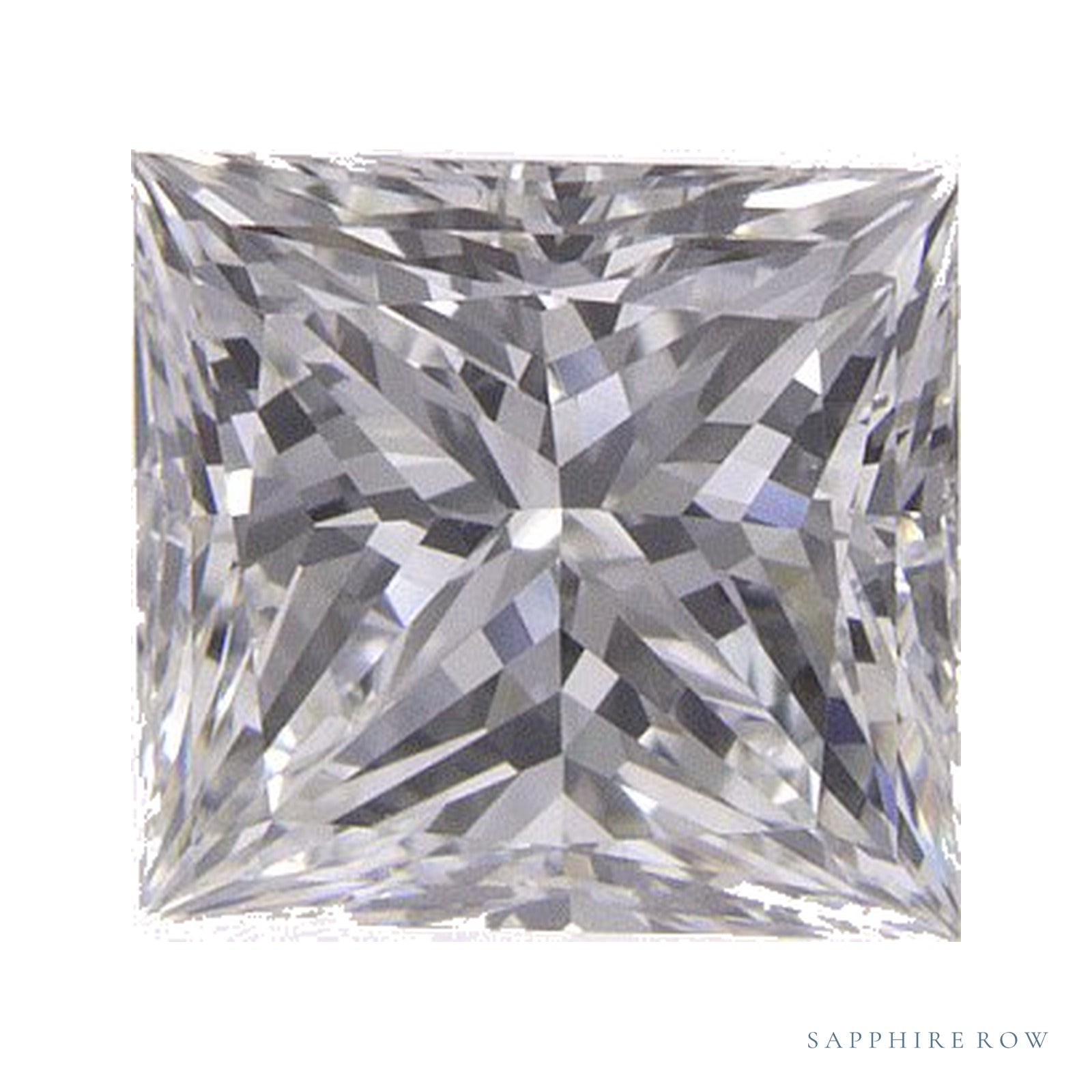 1.05 ct natural diamond, square cut | Sapphire Row · cut4