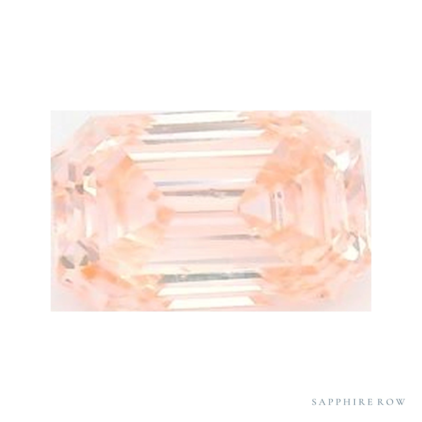 1.05 ct lab-grown fancy vivid pink diamond, emerald cut | Sapphire Row · cut4