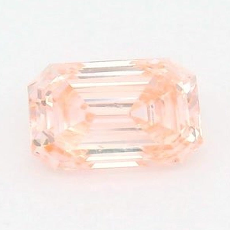 1.05 ct lab-grown fancy vivid pink diamond, emerald cut | Sapphire Row · cut7