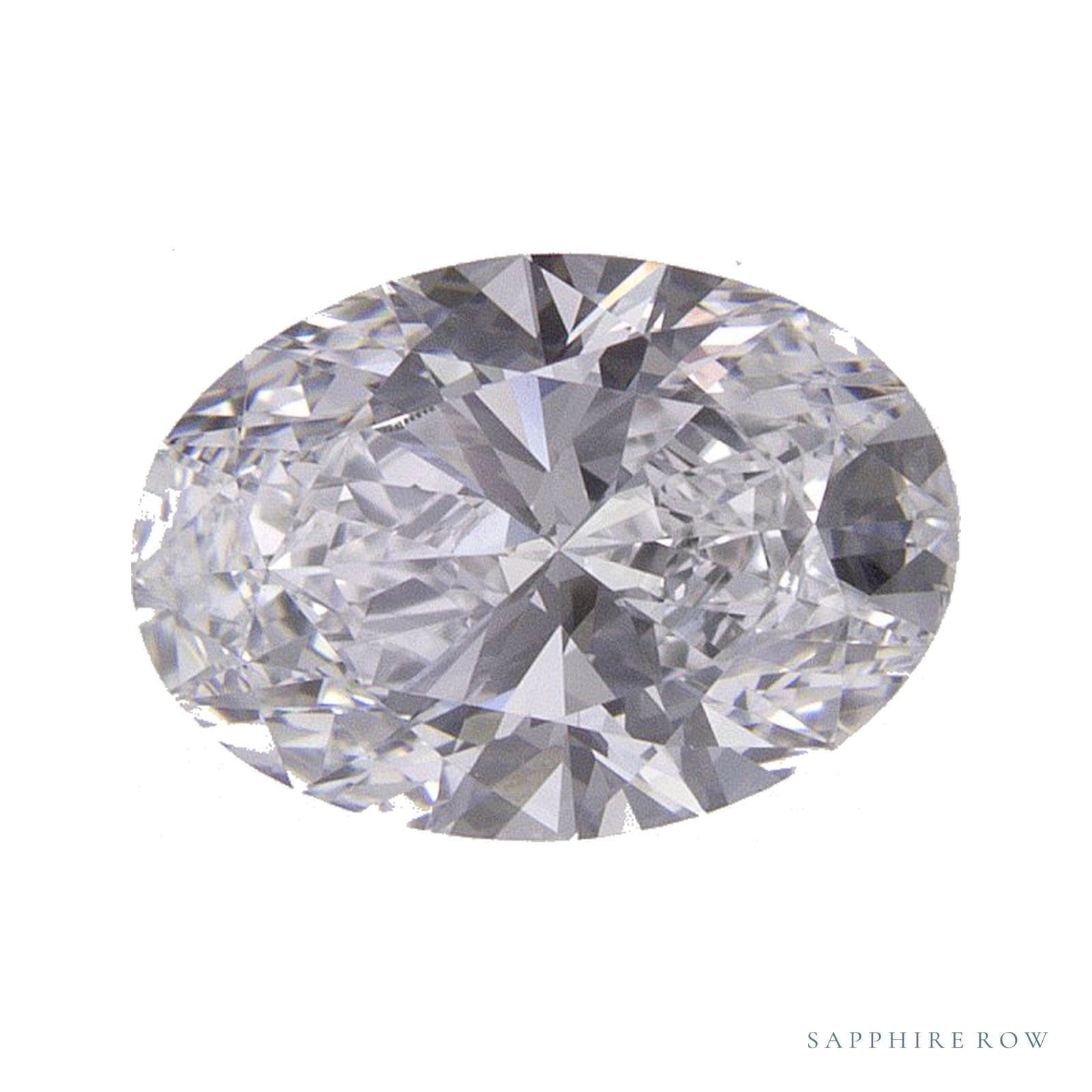 1.05 ct lab-grown diamond, oval cut | Sapphire Row · cut4