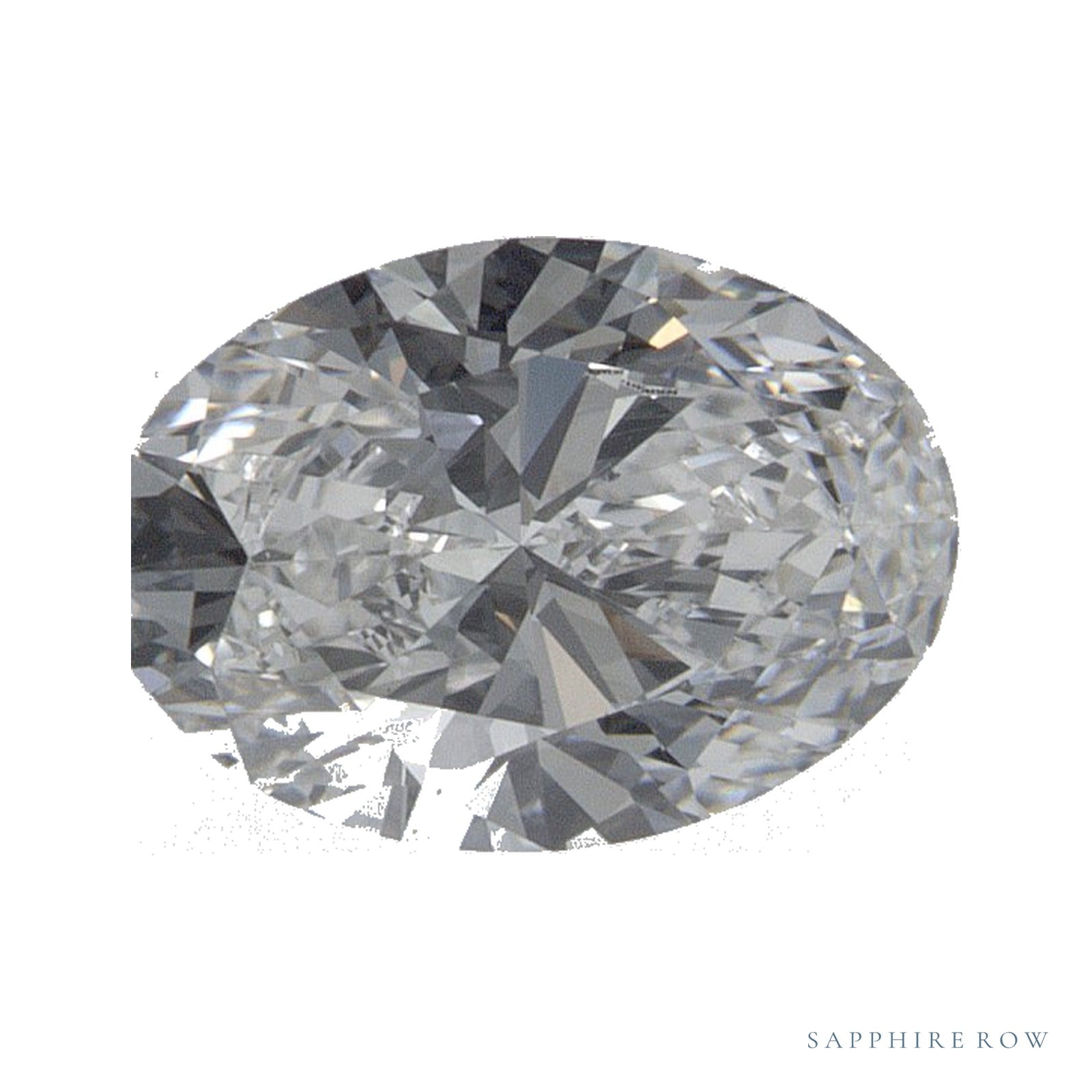 1.05 ct lab-grown diamond, oval cut | Sapphire Row · cut4
