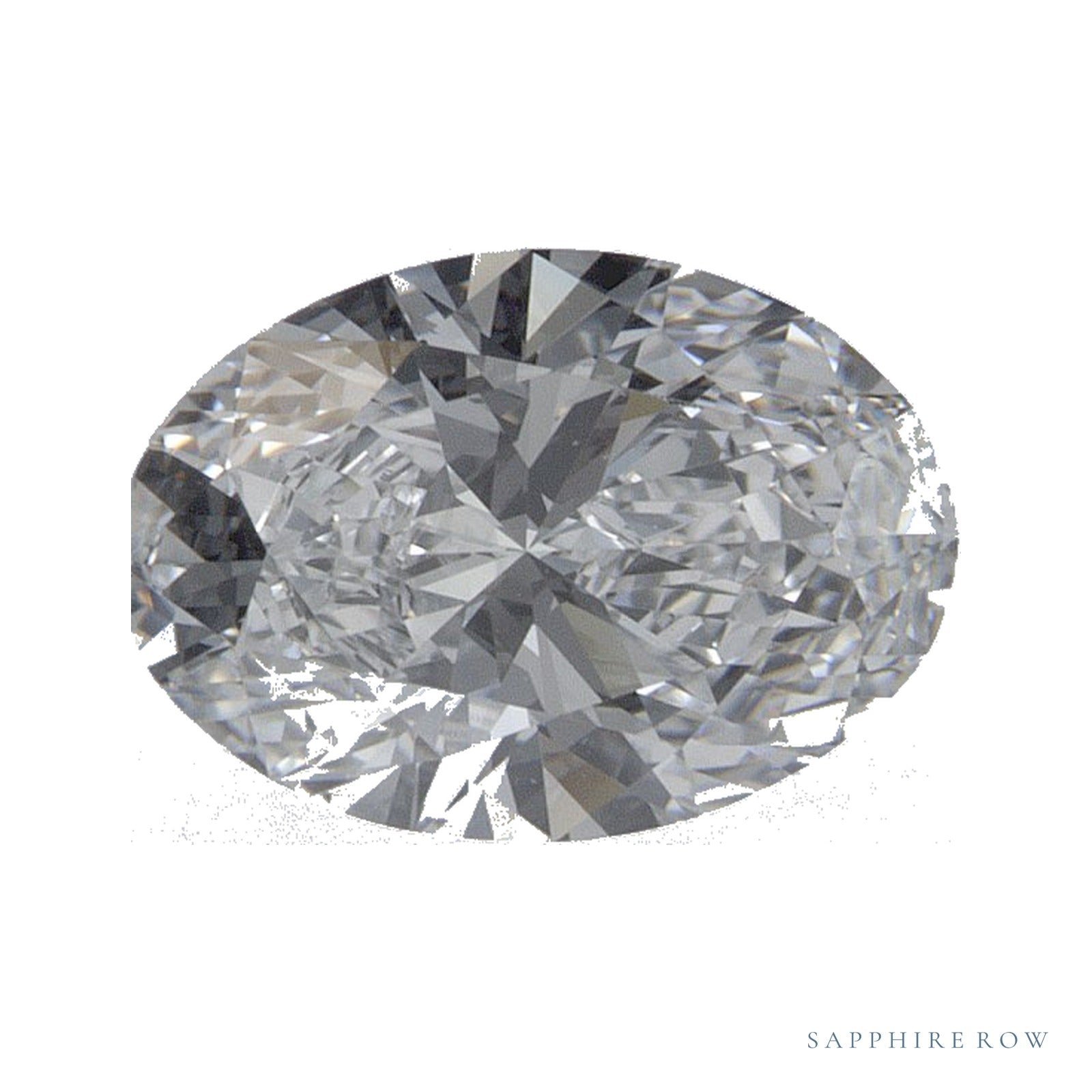 1.05 ct lab-grown diamond, oval cut | Sapphire Row · cut4