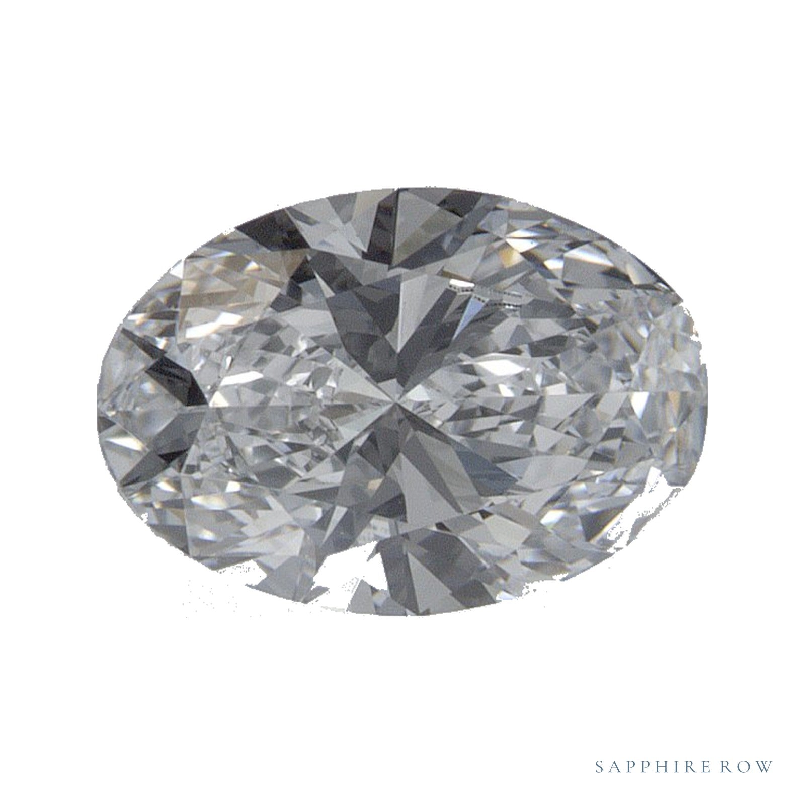 1.05 ct lab-grown diamond, oval cut | Sapphire Row · cut4