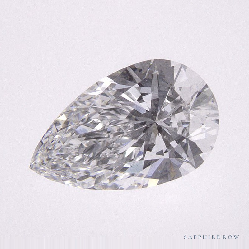 1.05 ct lab-grown diamond, pear cut | Sapphire Row · cut7
