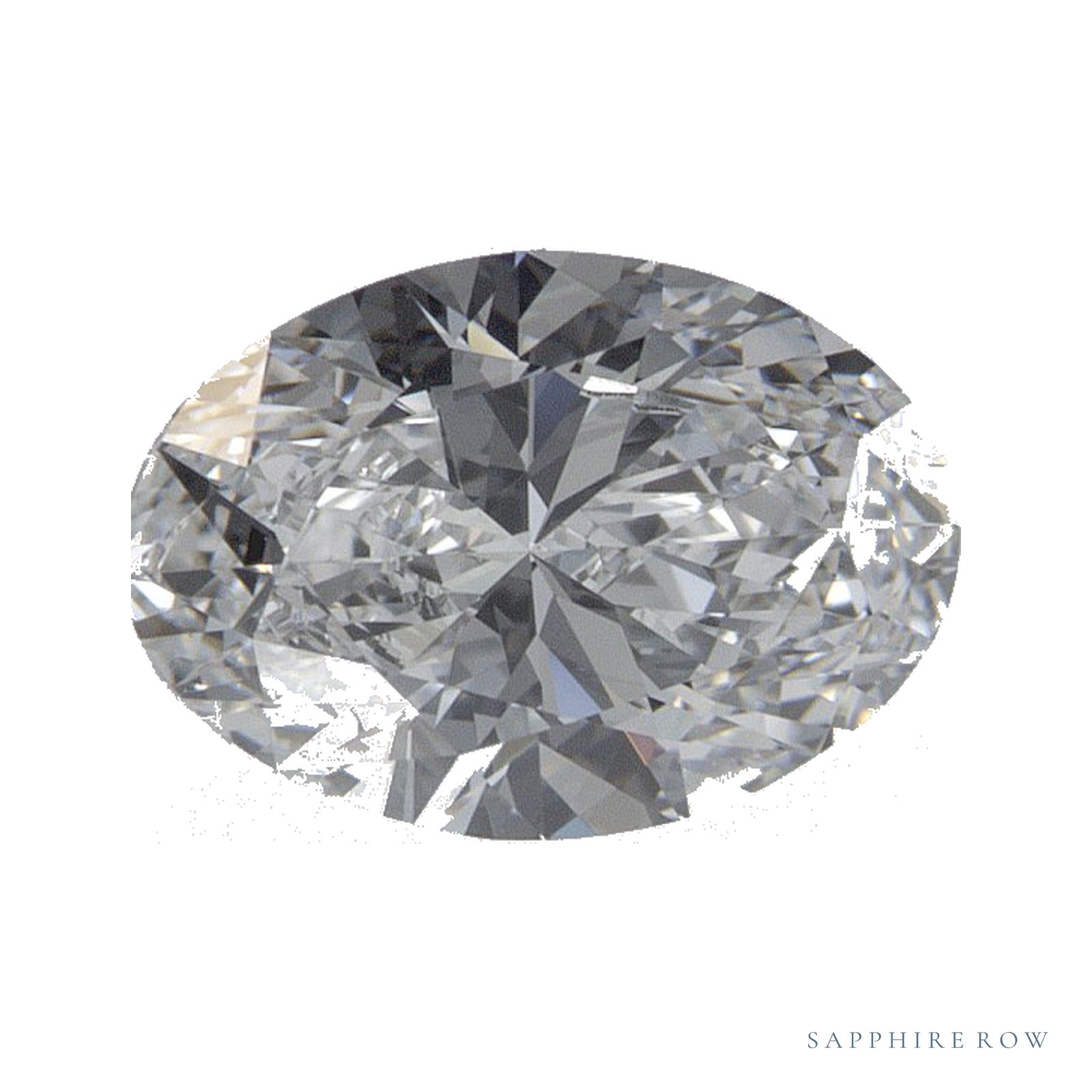 1.05 ct lab-grown diamond, oval cut | Sapphire Row · cut4
