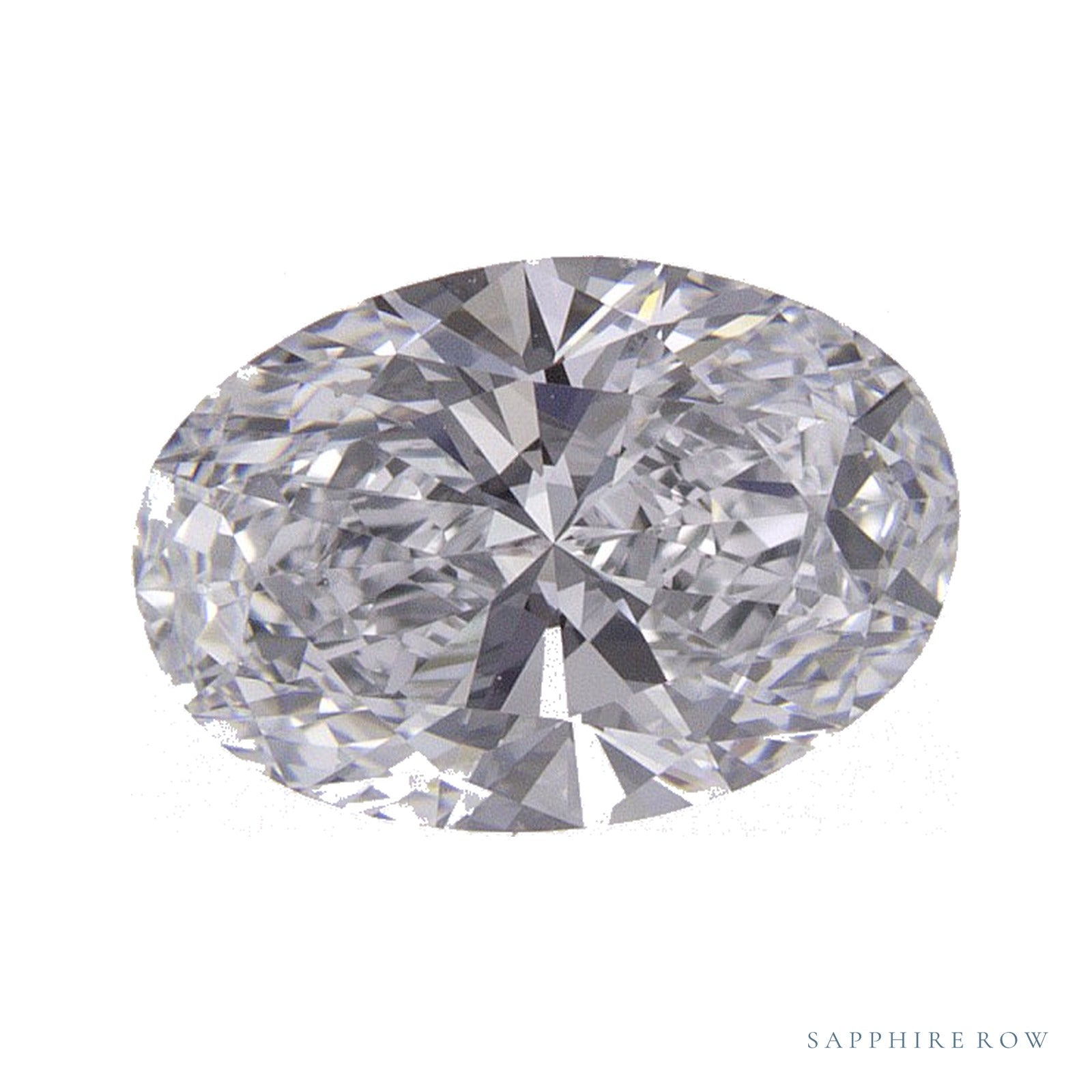 1.05 ct lab-grown diamond, oval cut | Sapphire Row · cut4