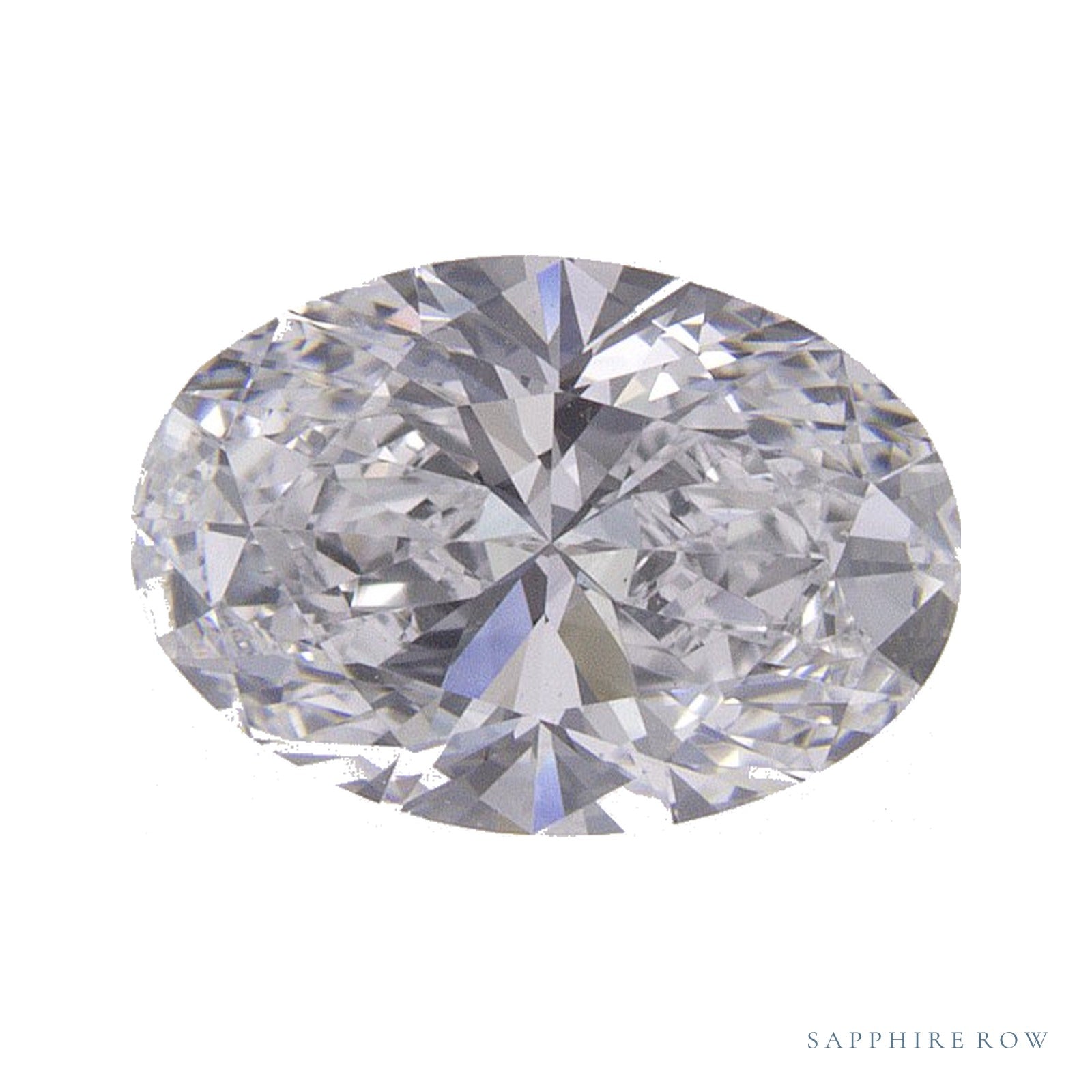 1.05 ct lab-grown diamond, oval cut | Sapphire Row · cut4