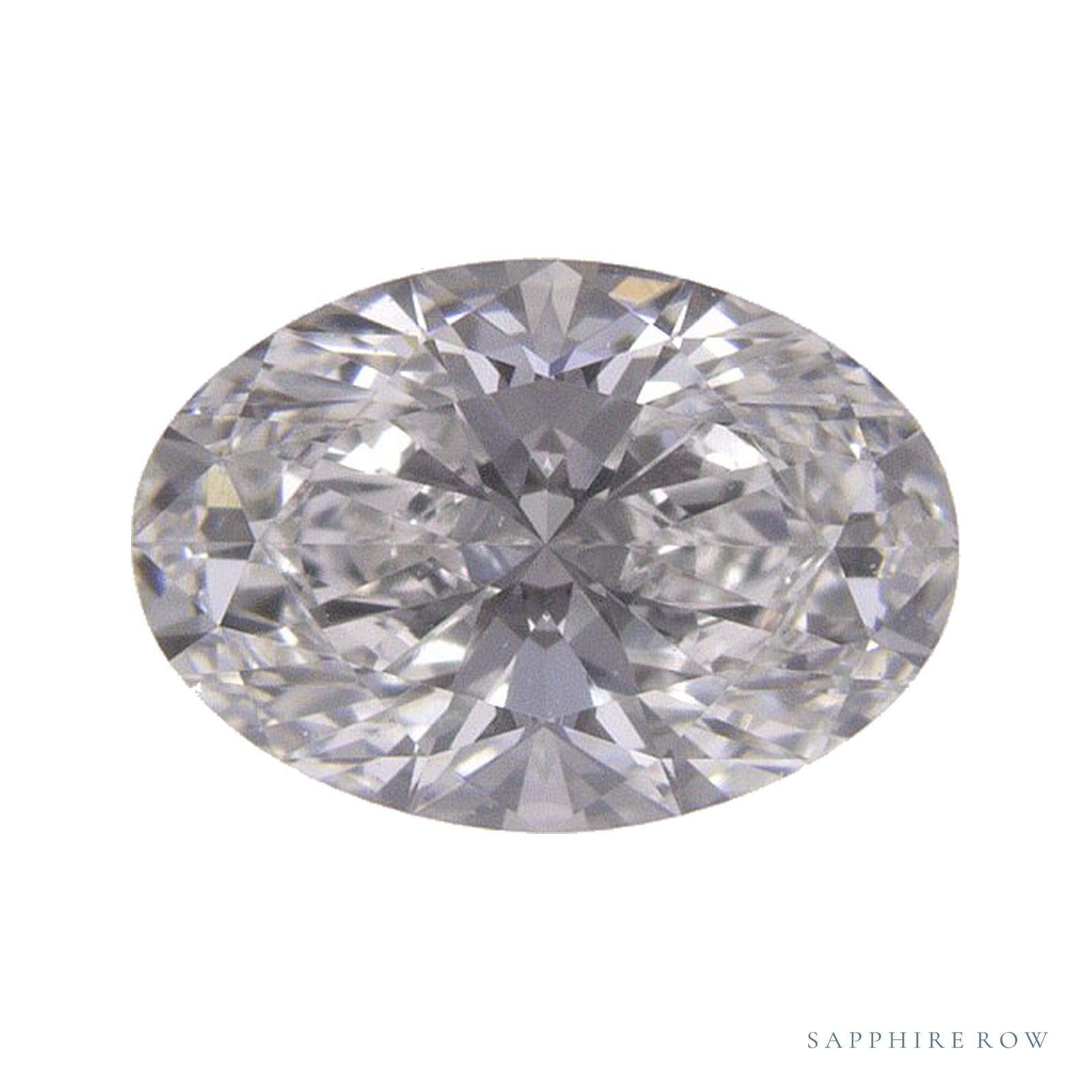 1.05 ct lab-grown diamond, oval cut | Sapphire Row · cut4