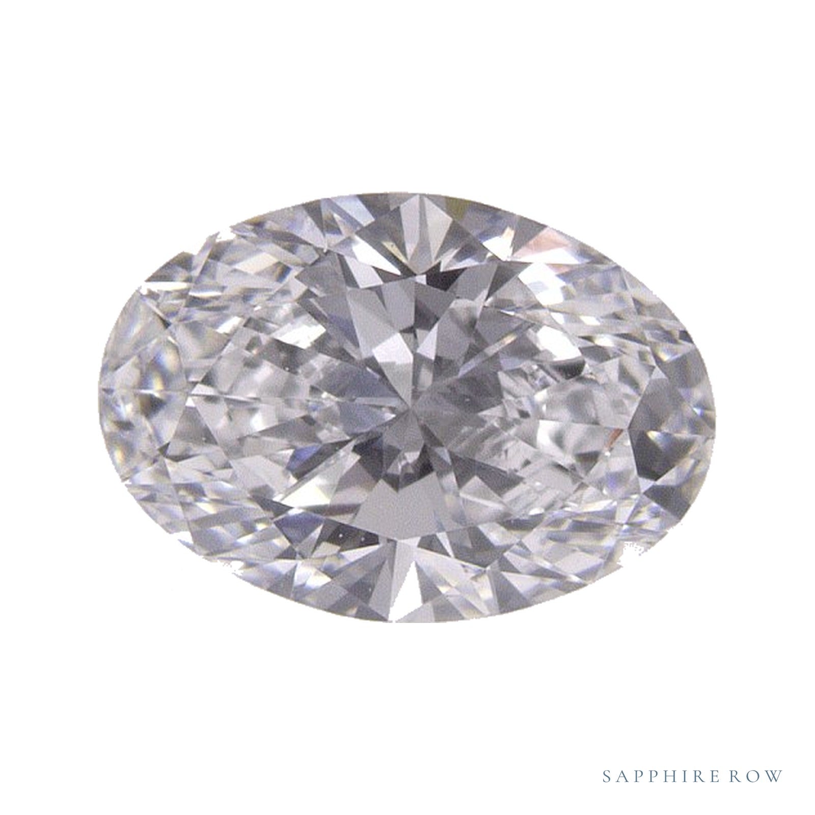 1.05 ct lab-grown diamond, oval cut | Sapphire Row · cut4