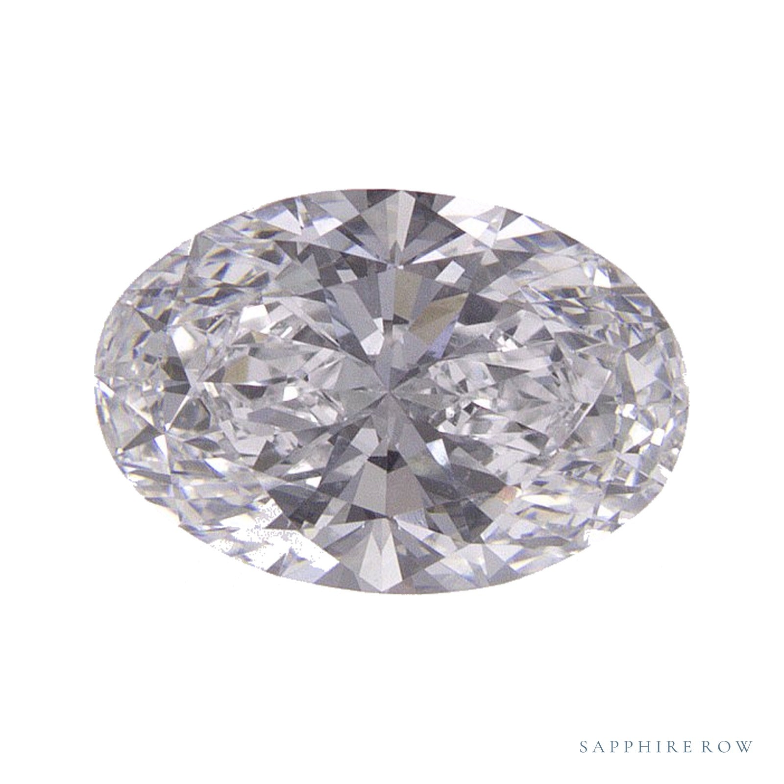1.05 ct lab-grown diamond, oval cut | Sapphire Row · cut4