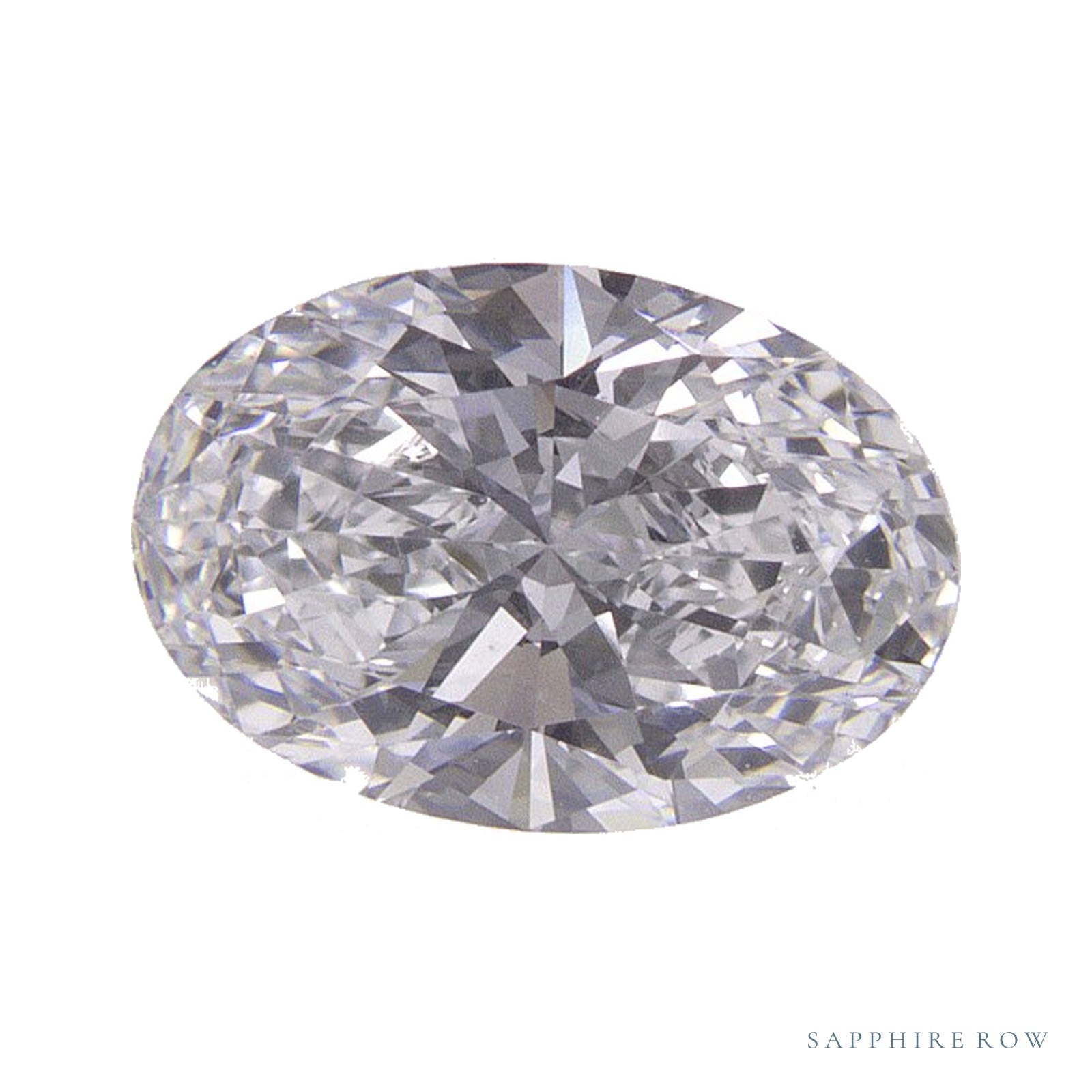 1.05 ct lab-grown diamond, oval cut | Sapphire Row · cut4